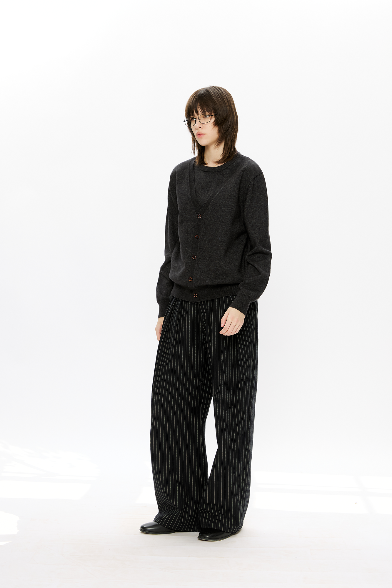 KREATE Essential Double-Layer Knit Cardigan, premium urban and streetwear designers apparel on PROJECTISR.com, KREATE