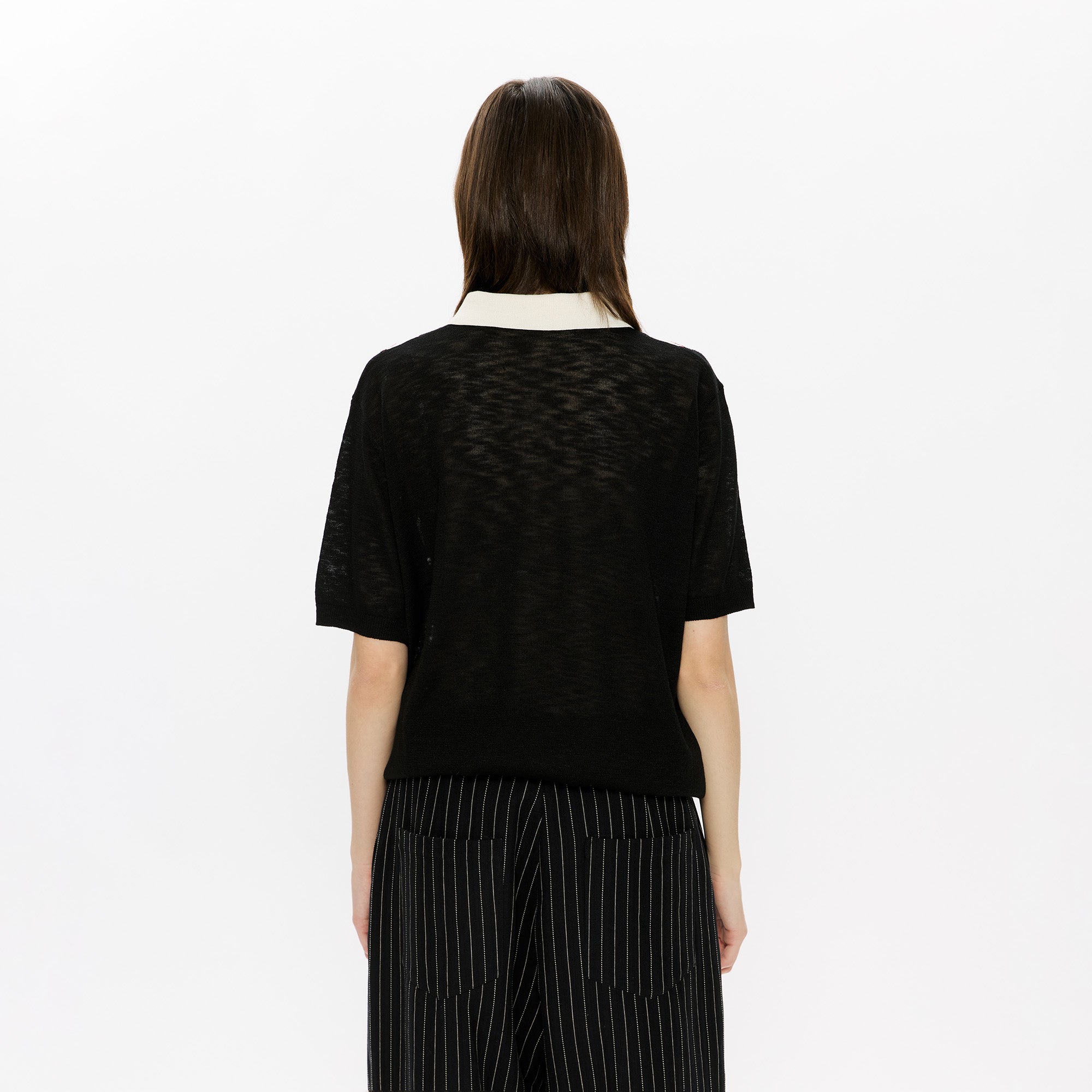 KREATE Retro Diamond-Knit Short Sleeve Polo, premium urban and streetwear designers apparel on PROJECTISR.com, KREATE