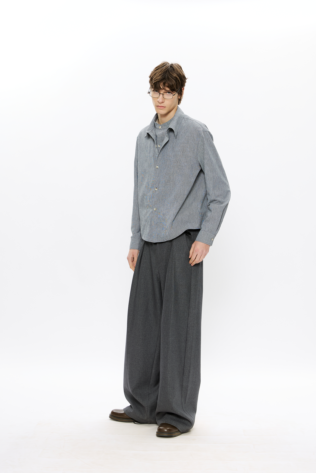 KREATE Linen Layered Check Shirt, premium urban and streetwear designers apparel on PROJECTISR.com, KREATE