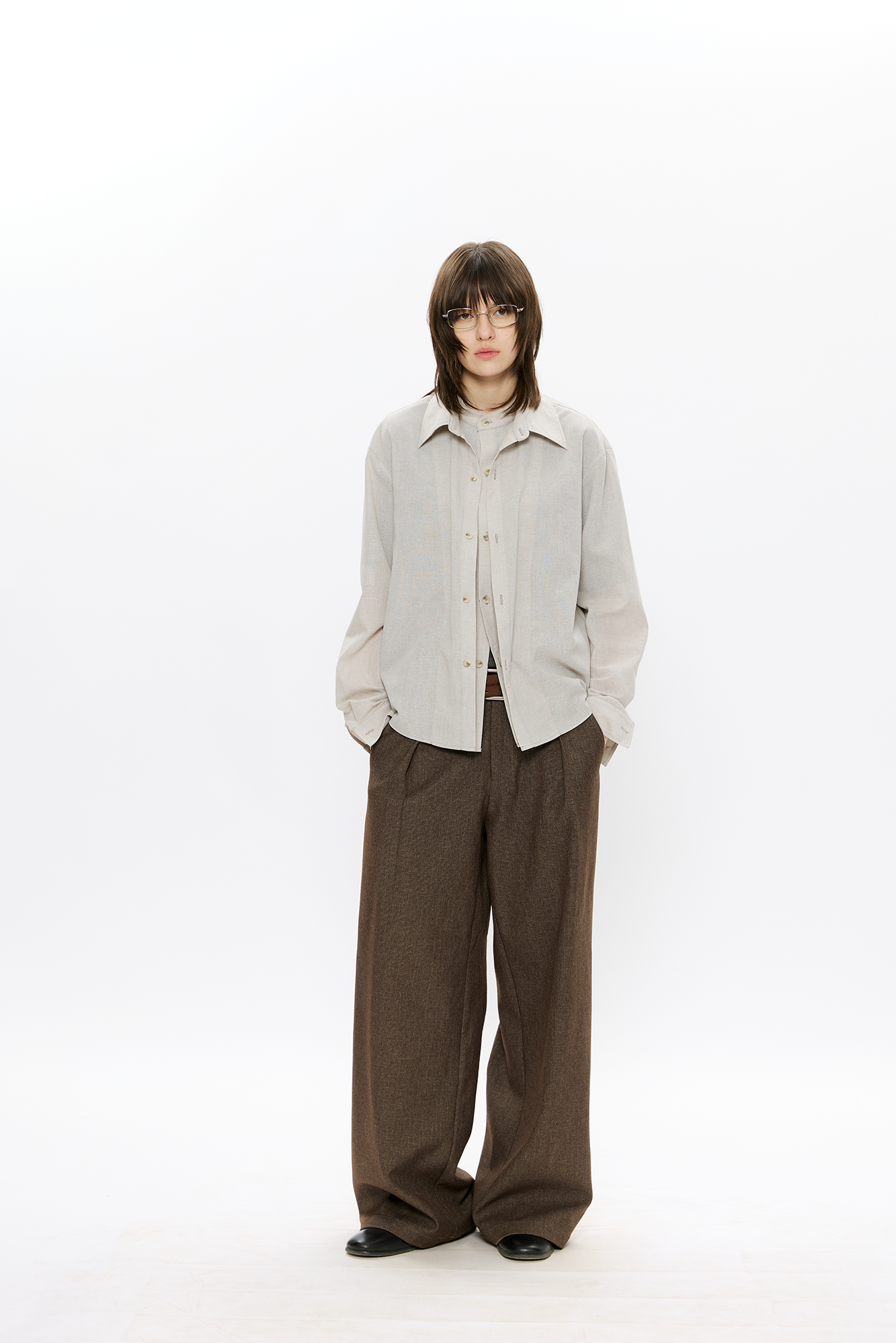 KREATE Linen Layered Check Shirt, premium urban and streetwear designers apparel on PROJECTISR.com, KREATE