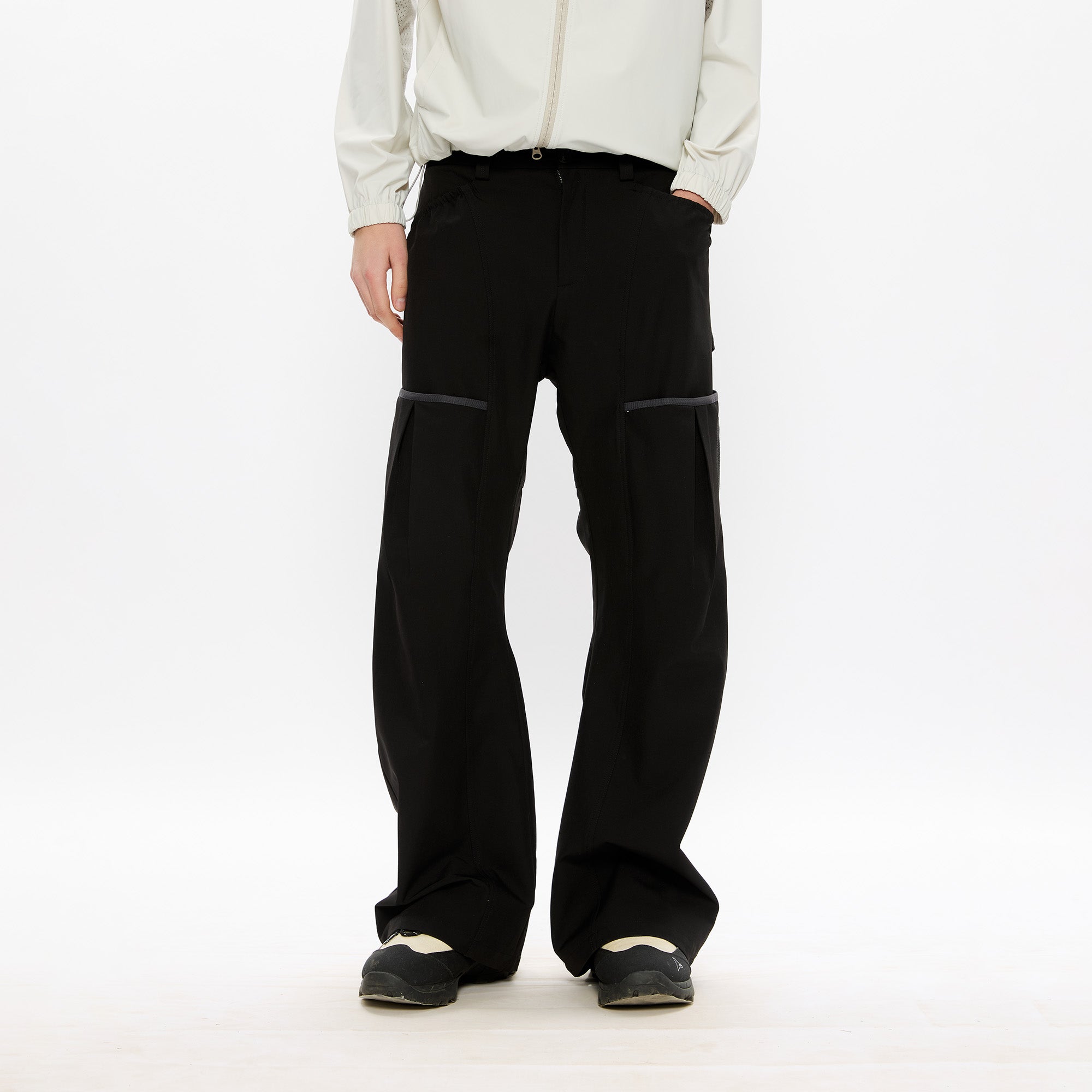 KREATE Curved Panel Utility Trousers, premium urban and streetwear designers apparel on PROJECTISR.com, KREATE