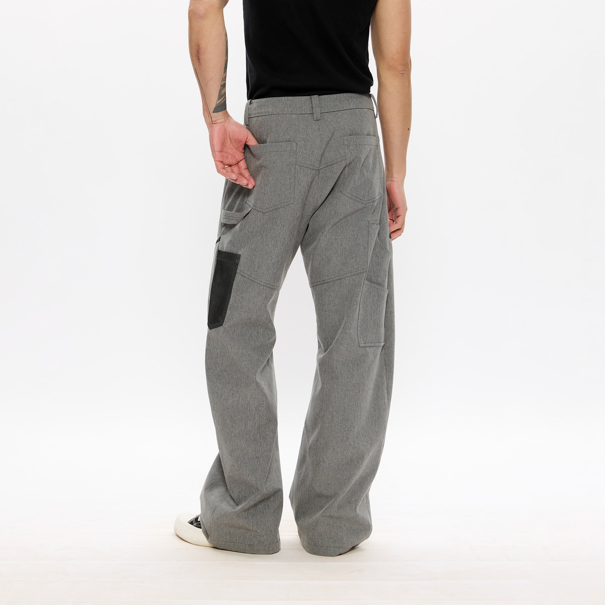 KREATE Curved Panel Utility Trousers, premium urban and streetwear designers apparel on PROJECTISR.com, KREATE