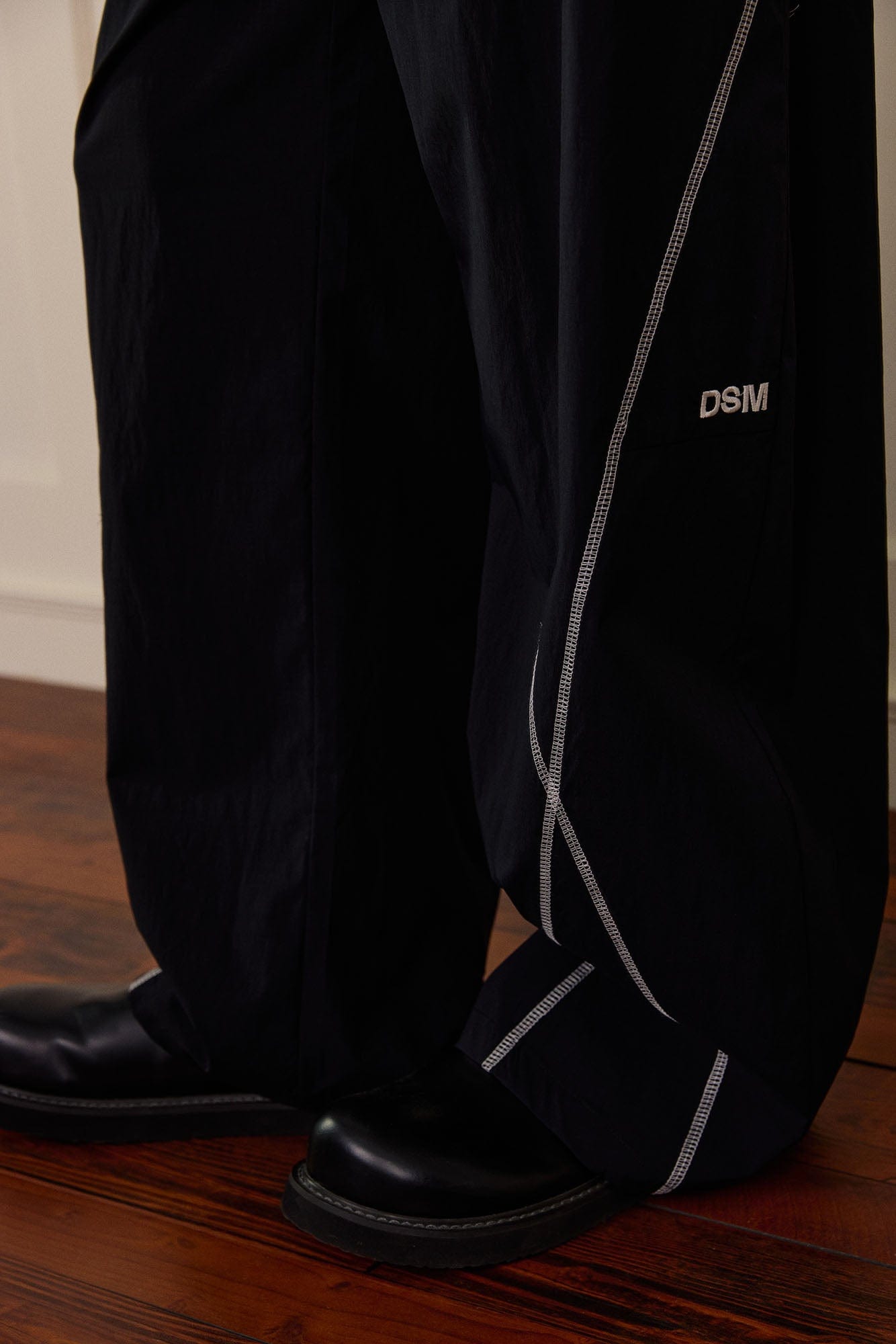 DONSMOKE Contrast Cross Stitch Quick-Dry Pants, premium urban and streetwear designers apparel on PROJECTISR.com, DONSMOKE