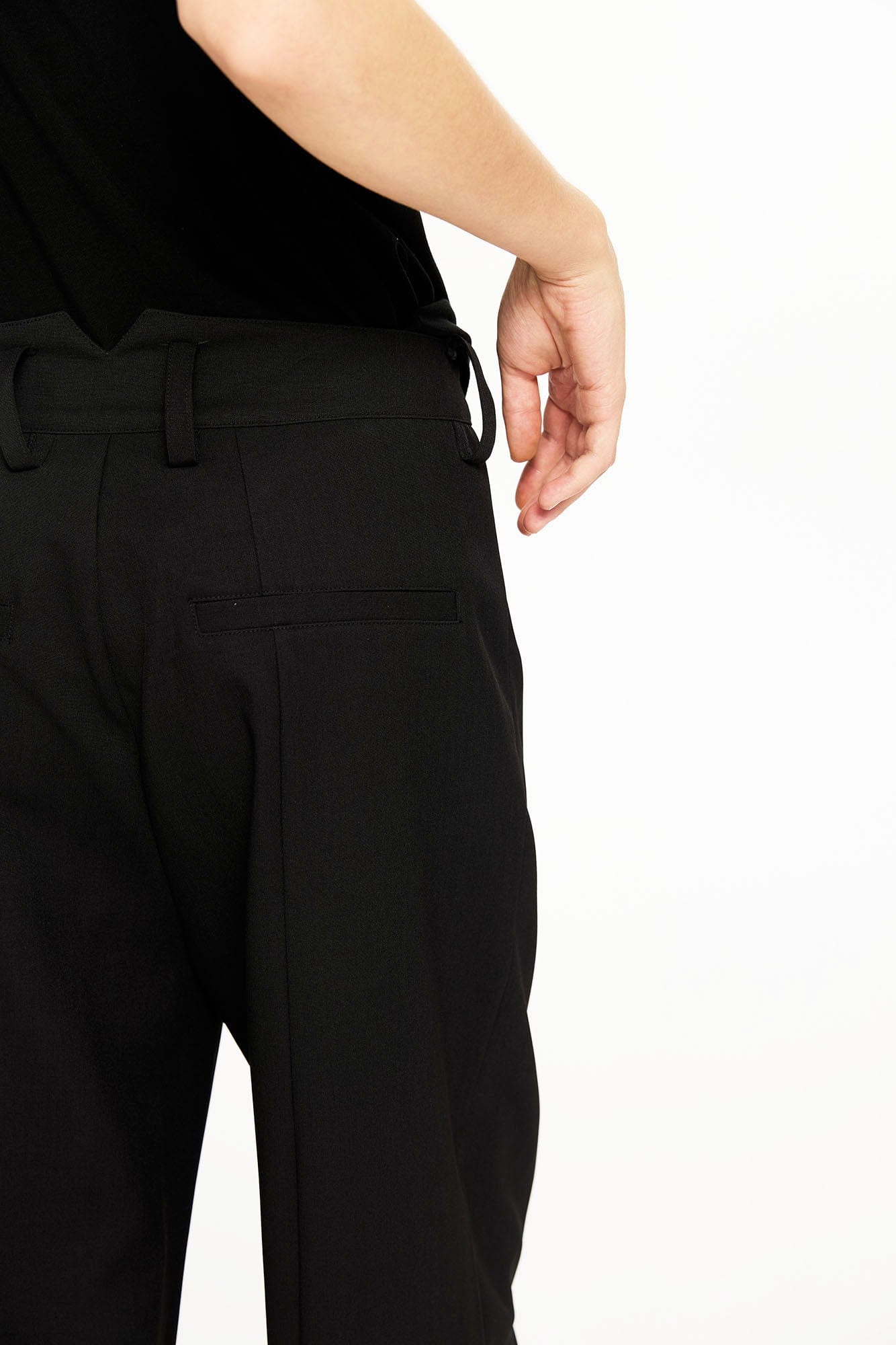 KREATE Floral Insert Slit Straight-Leg Trousers, premium urban and streetwear designers apparel on PROJECTISR.com, KREATE