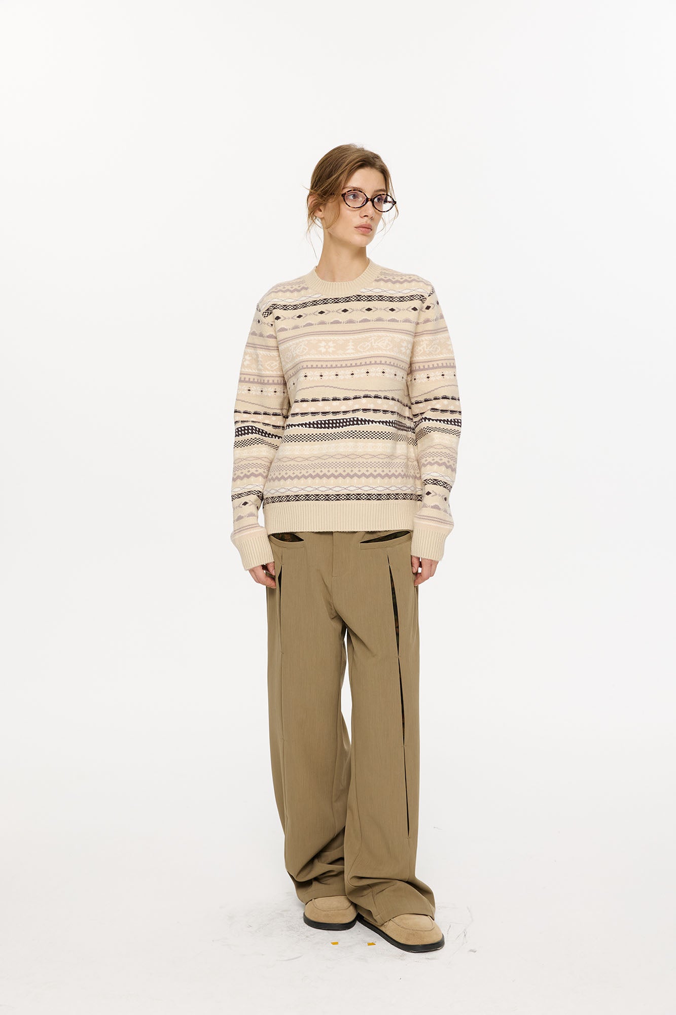KREATE Classical Fair Isle Sweater, premium urban and streetwear designers apparel on PROJECTISR.com, KREATE
