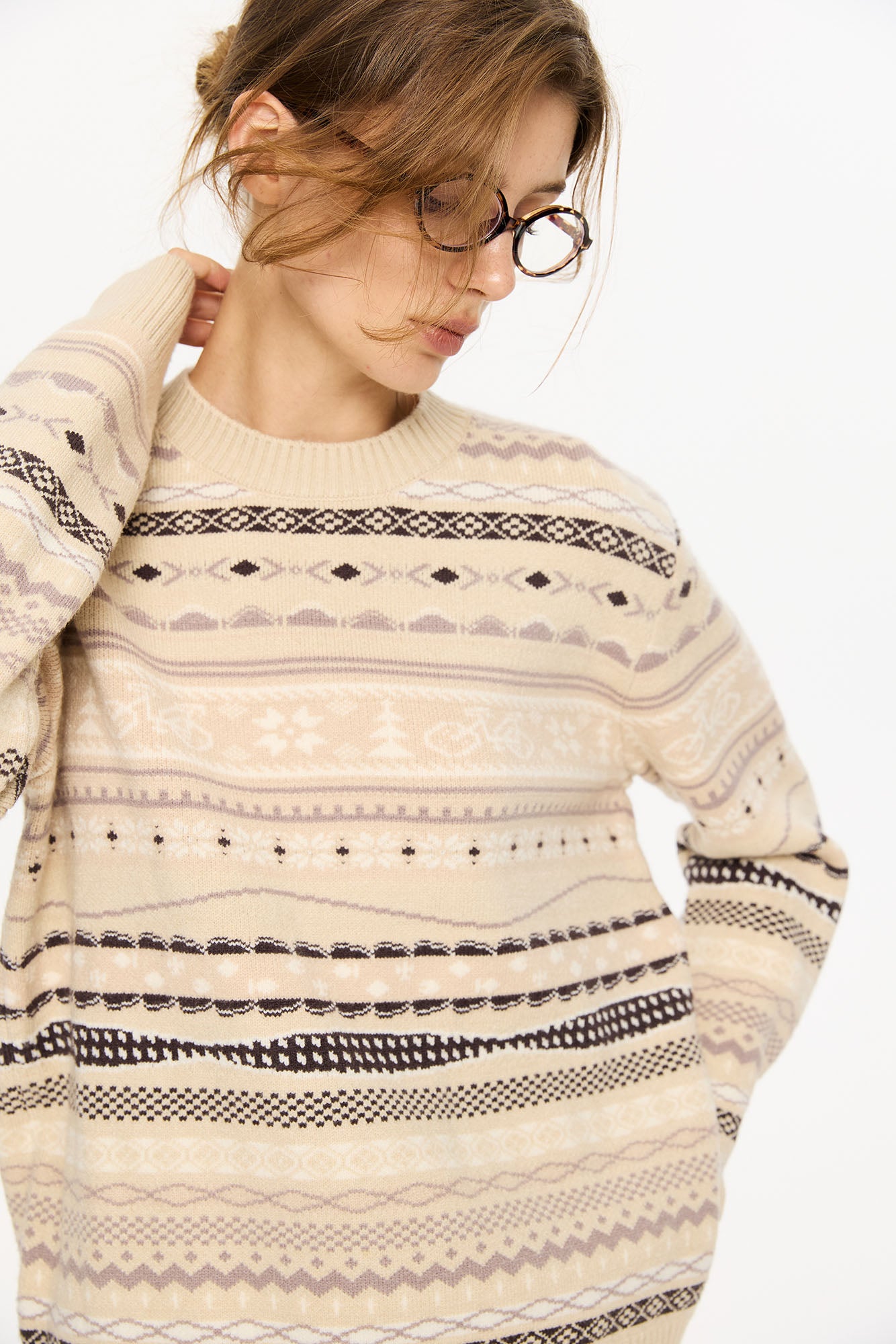 KREATE Classical Fair Isle Sweater, premium urban and streetwear designers apparel on PROJECTISR.com, KREATE