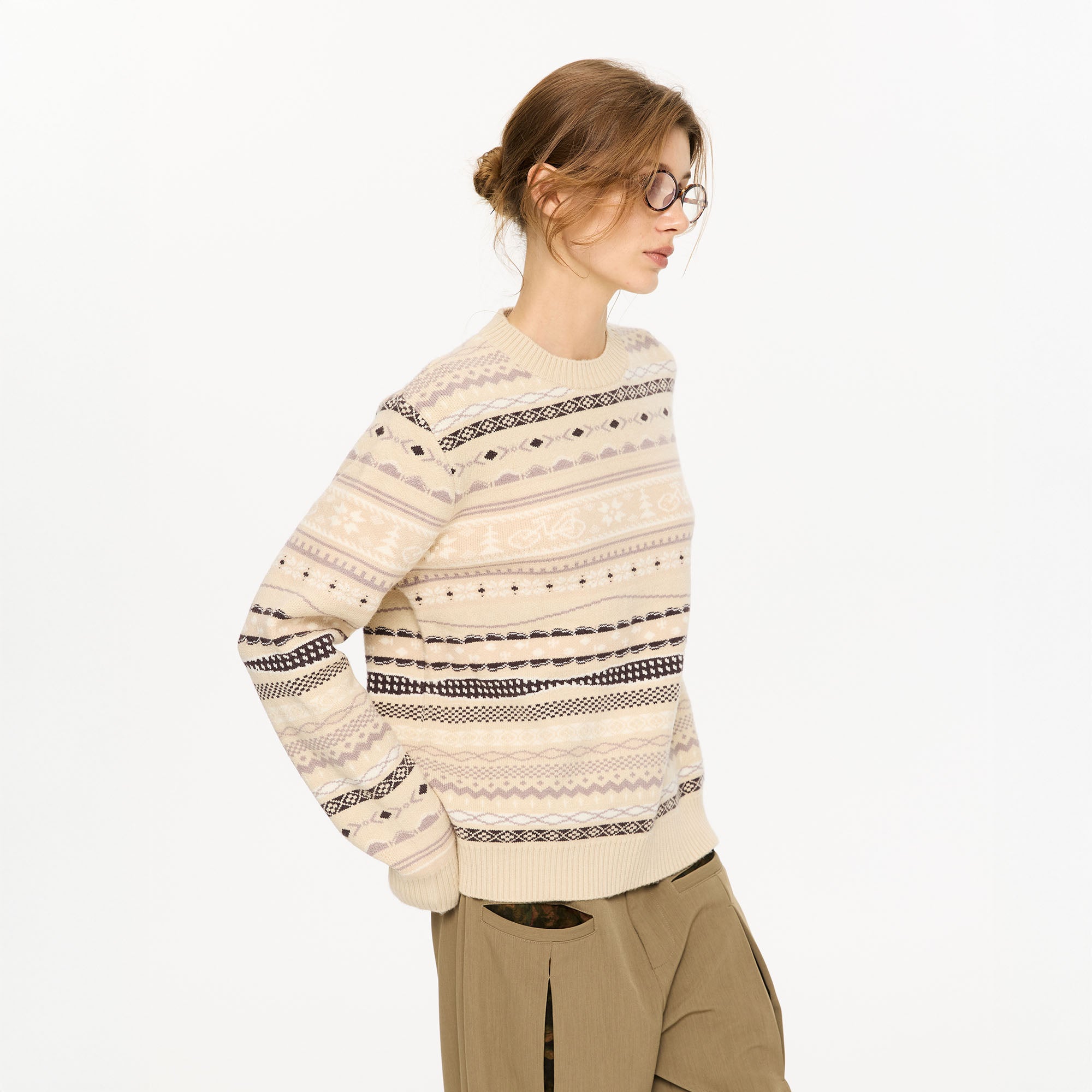 KREATE Classical Fair Isle Sweater, premium urban and streetwear designers apparel on PROJECTISR.com, KREATE