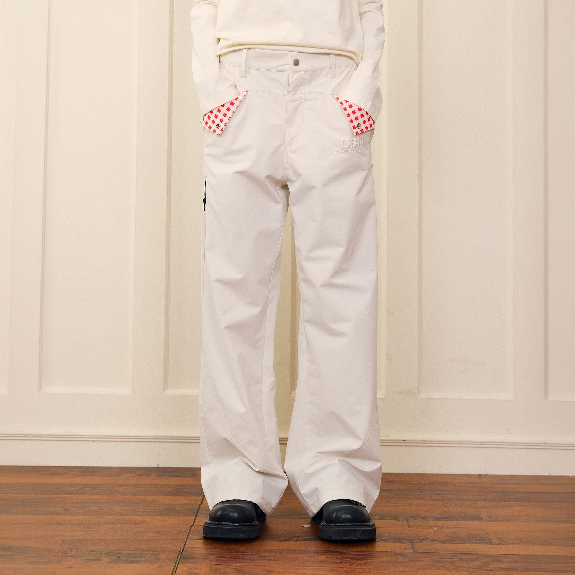 DONSMOKE Check Pocket Teflon Windproof Pants