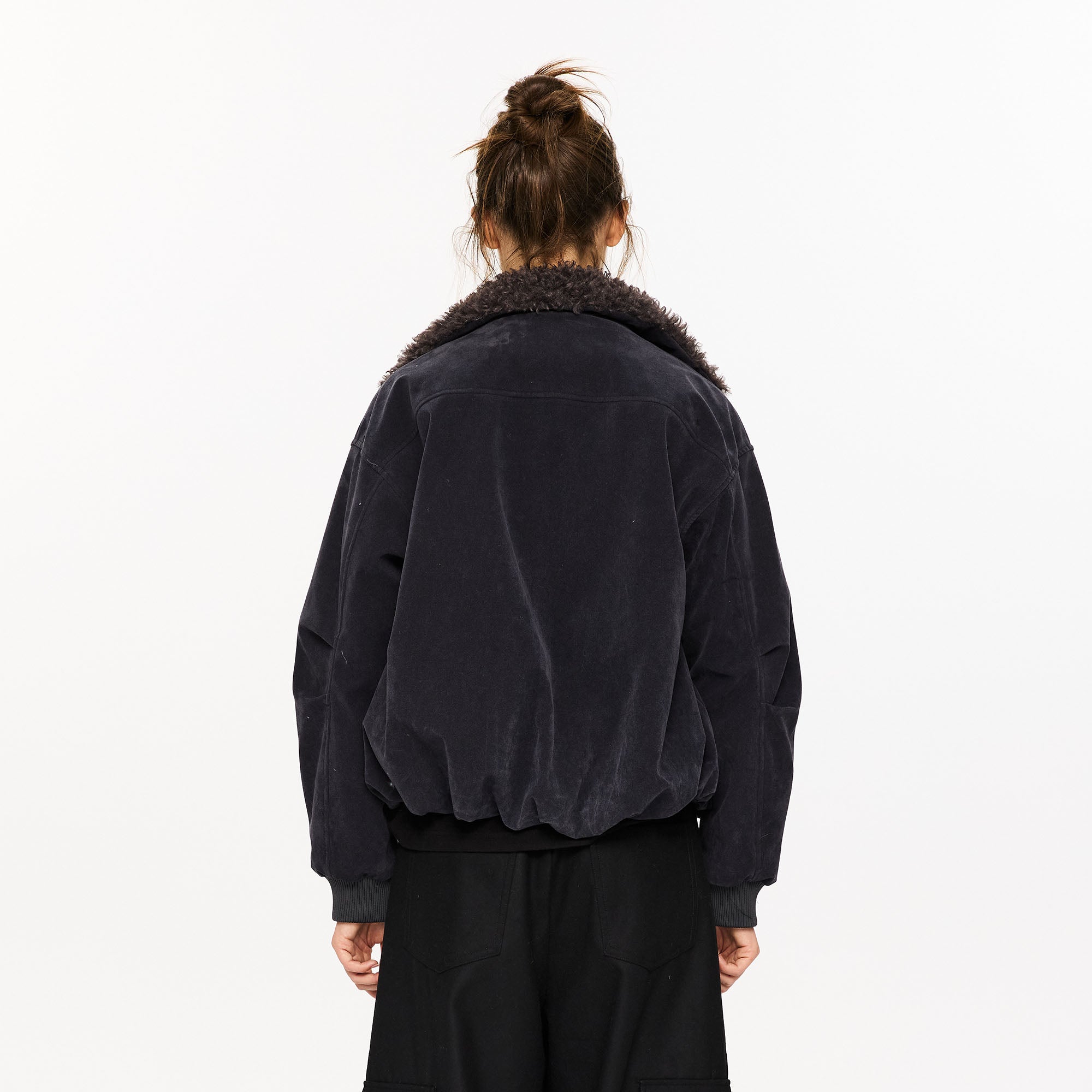 KREATE Suede Fuzzy Lining Jacket