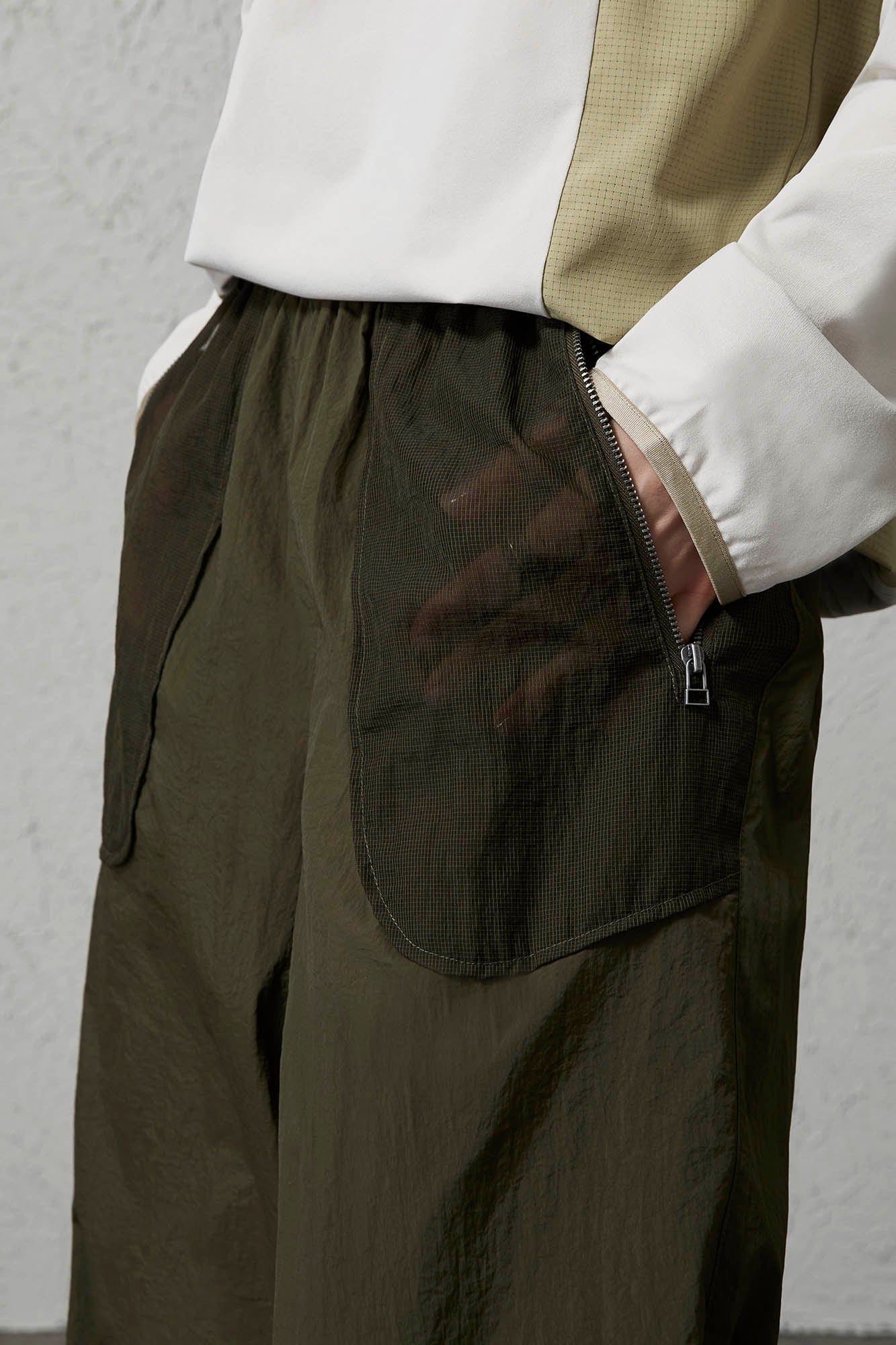 ORGANIC EMOTION UV-Protective Lightweight Straight-Leg Pants