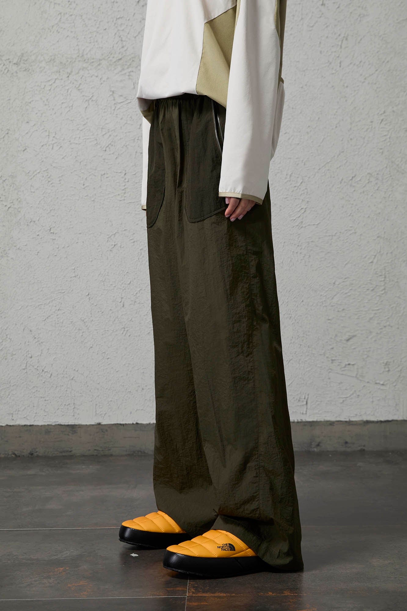 ORGANIC EMOTION UV-Protective Lightweight Straight-Leg Pants