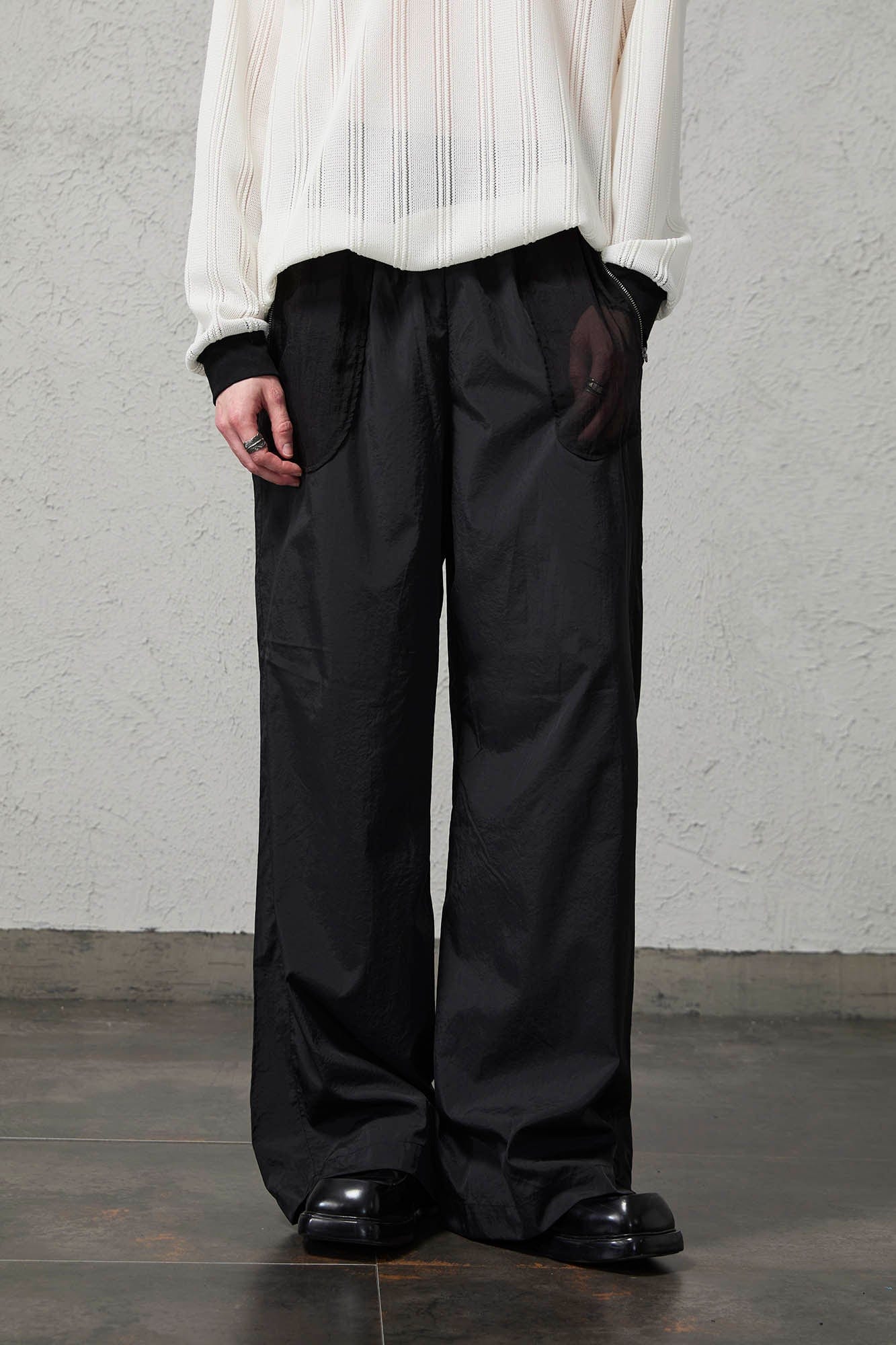 ORGANIC EMOTION UV-Protective Lightweight Straight-Leg Pants
