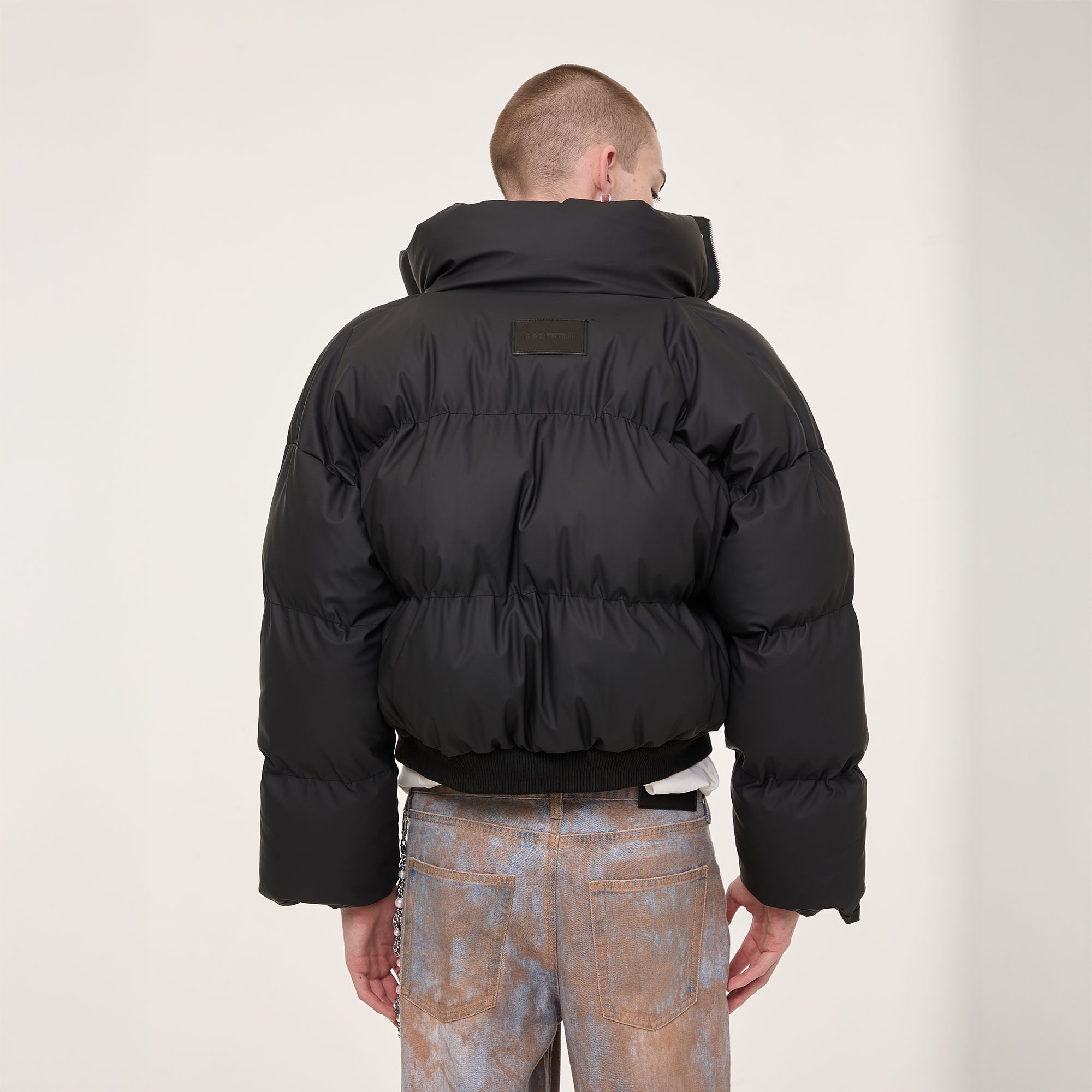 EGOFETCH Essential Cropped Puffer Jacket