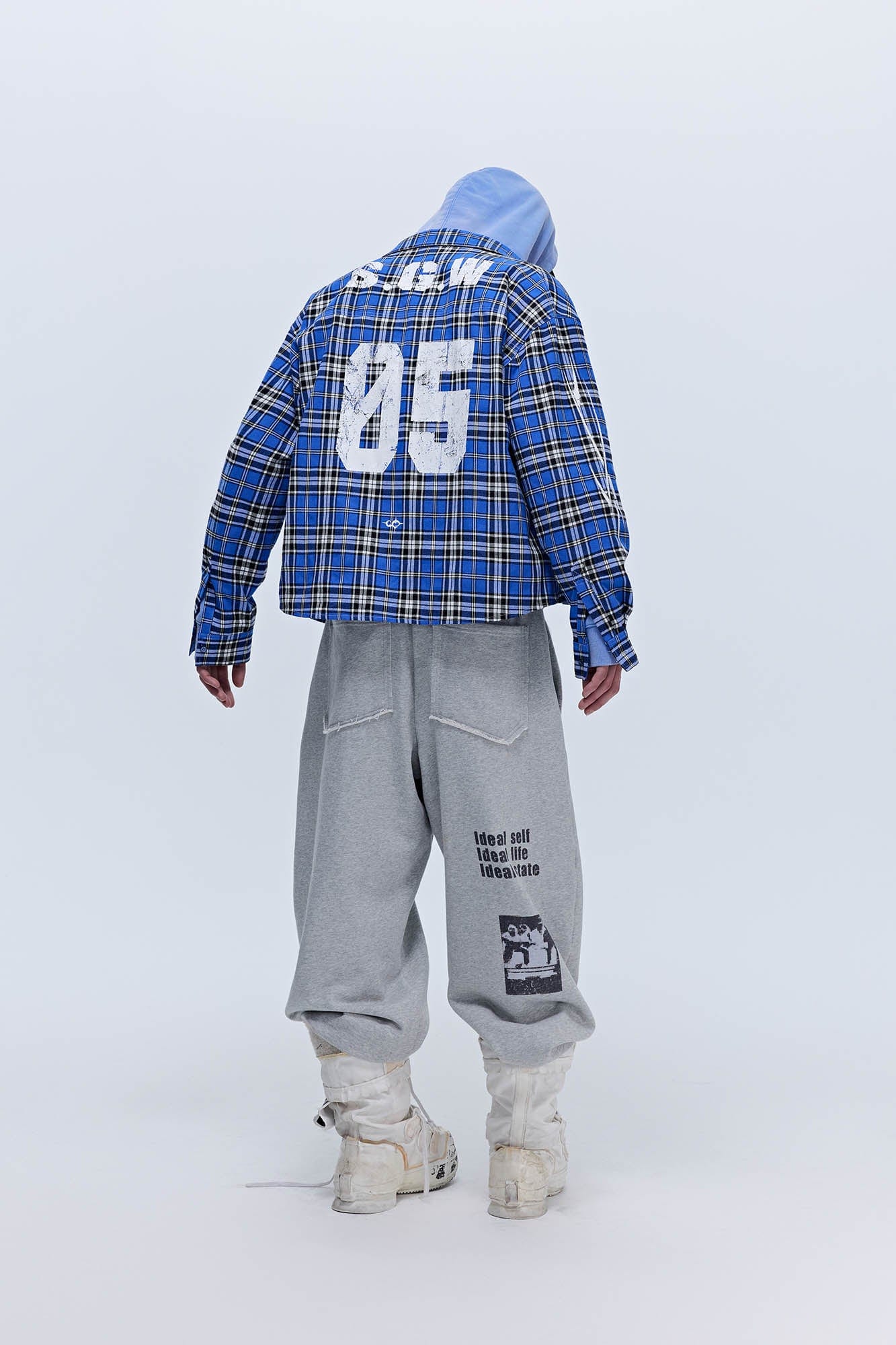 SAVAGEGROWTHWORLD No.5 Plaid Shirt, premium urban and streetwear designers apparel on PROJECTISR.com, SAVAGEGROWTHWORLD