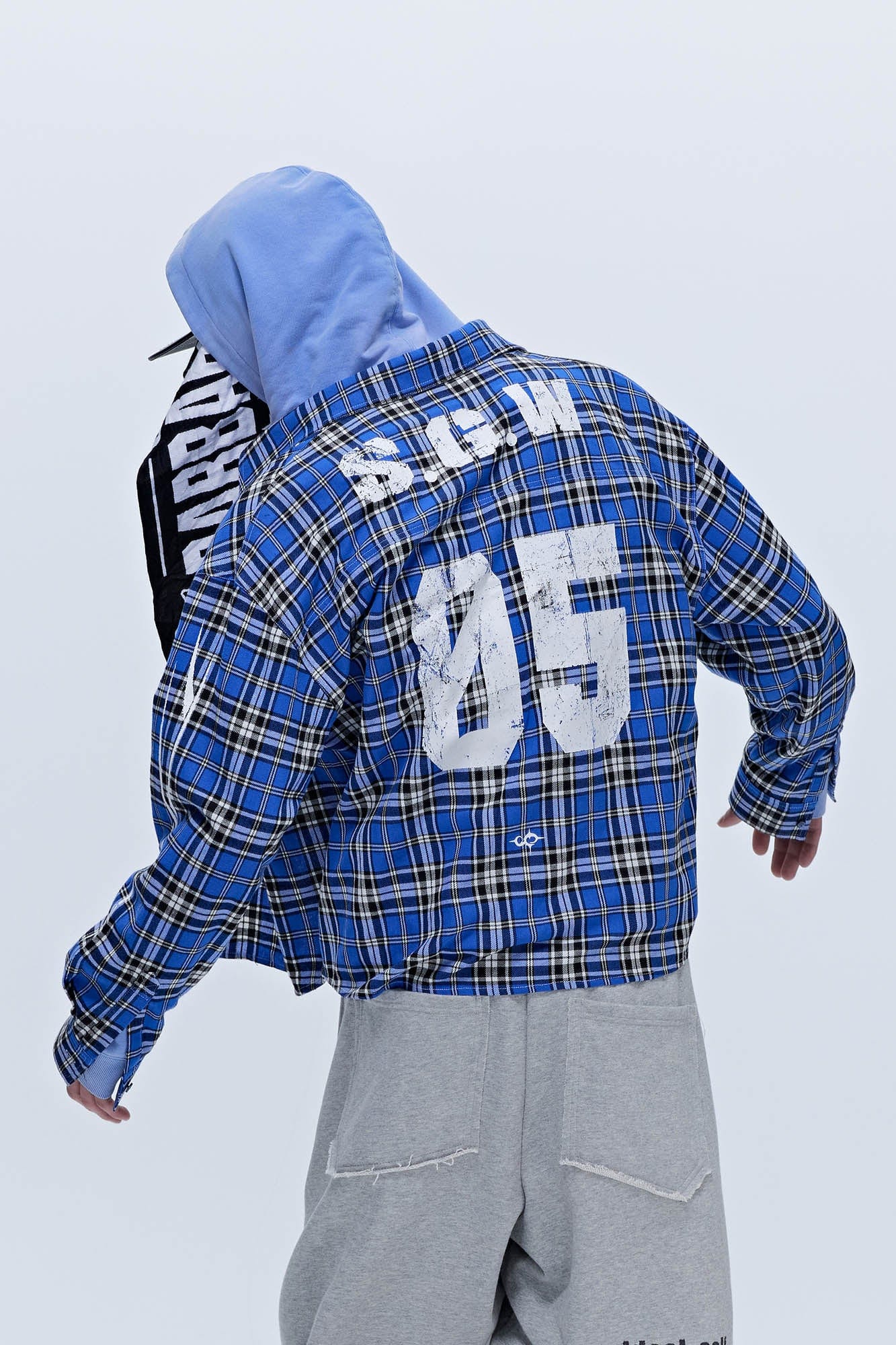SAVAGEGROWTHWORLD No.5 Plaid Shirt, premium urban and streetwear designers apparel on PROJECTISR.com, SAVAGEGROWTHWORLD