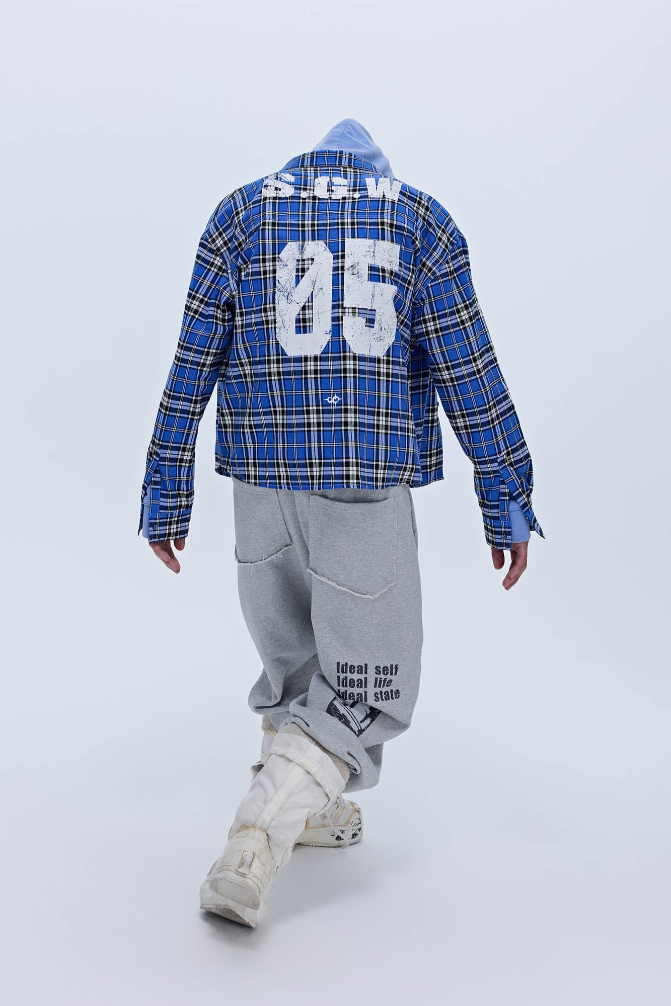 SAVAGEGROWTHWORLD No.5 Plaid Shirt, premium urban and streetwear designers apparel on PROJECTISR.com, SAVAGEGROWTHWORLD
