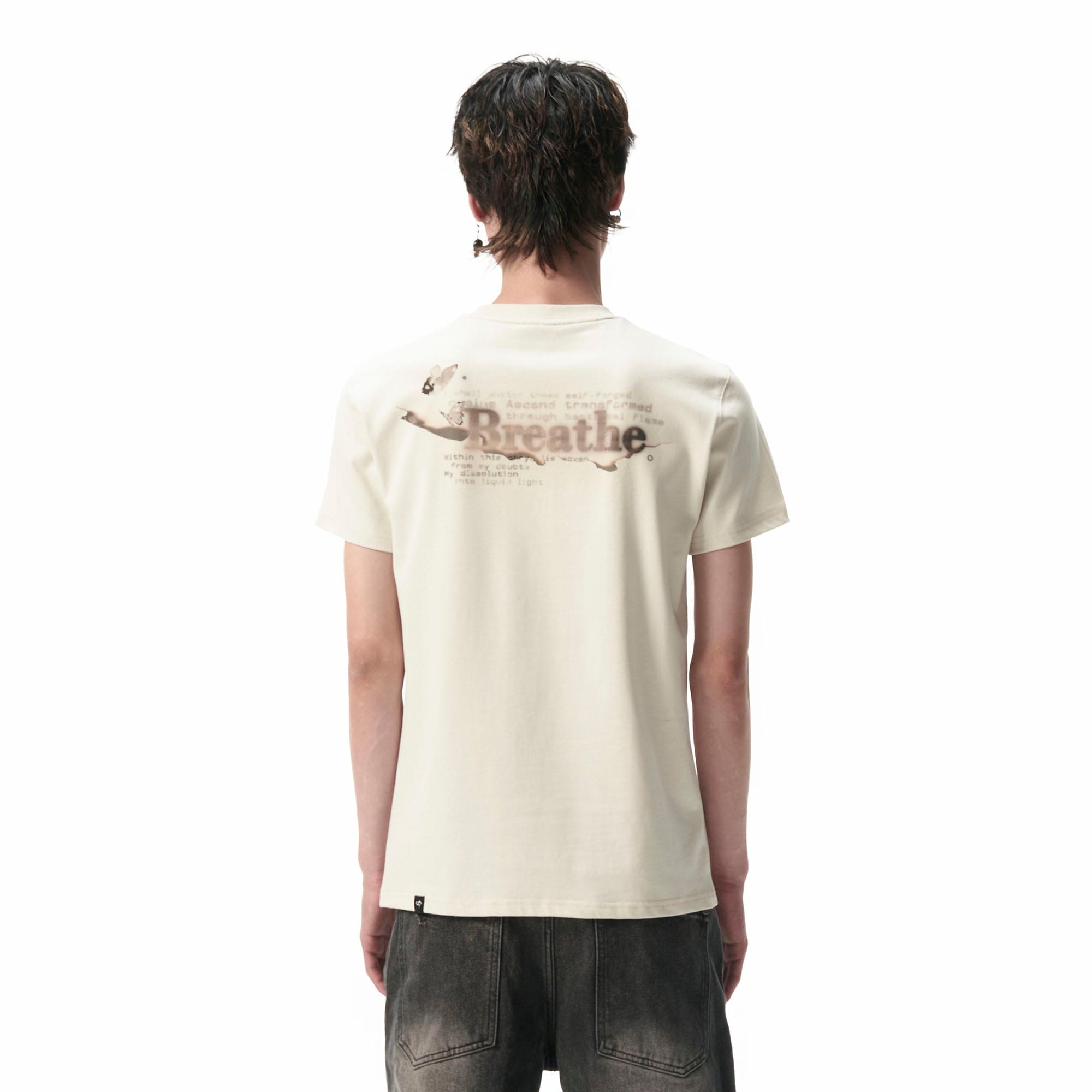 SAVAGEGROWTHWORLD Burnt Butterfly Graphic T-Shirt, premium urban and streetwear designers apparel on PROJECTISR.com, SAVAGEGROWTHWORLD