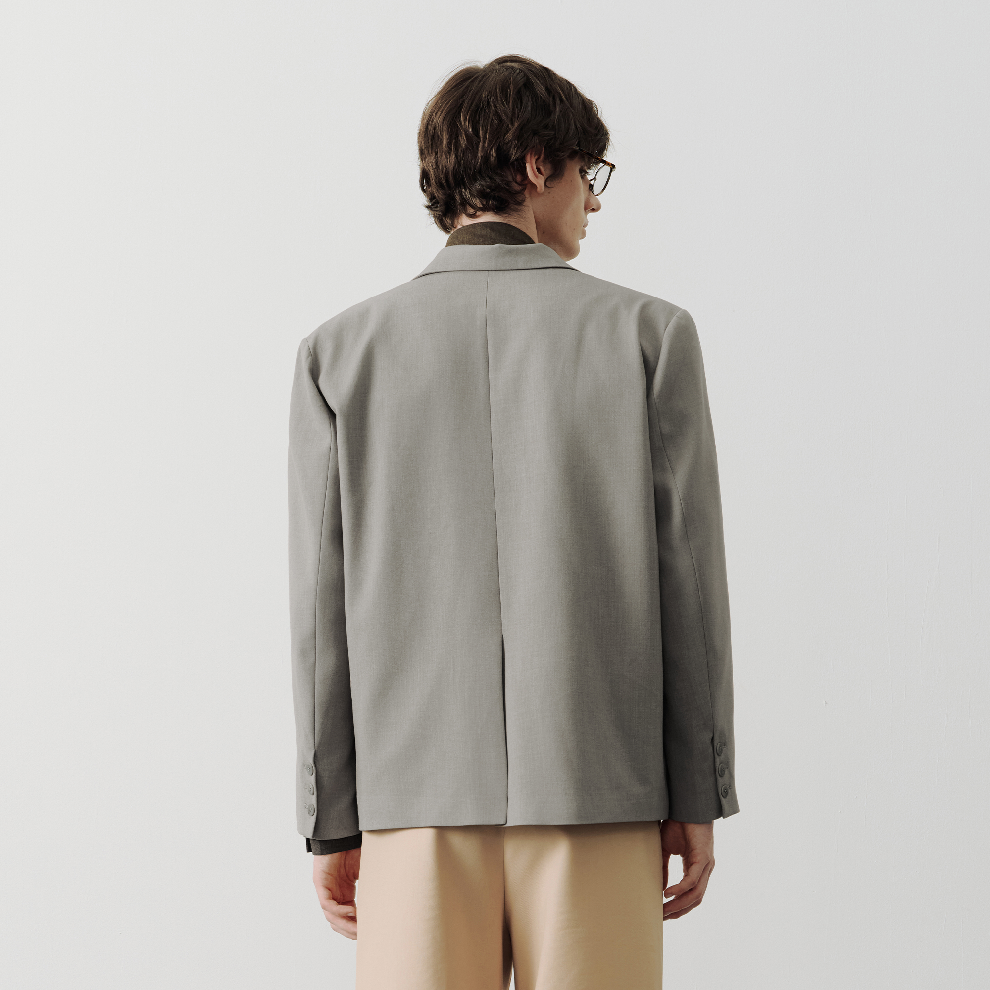 SAME FLOW Classic V-Neck Tailored Blazer