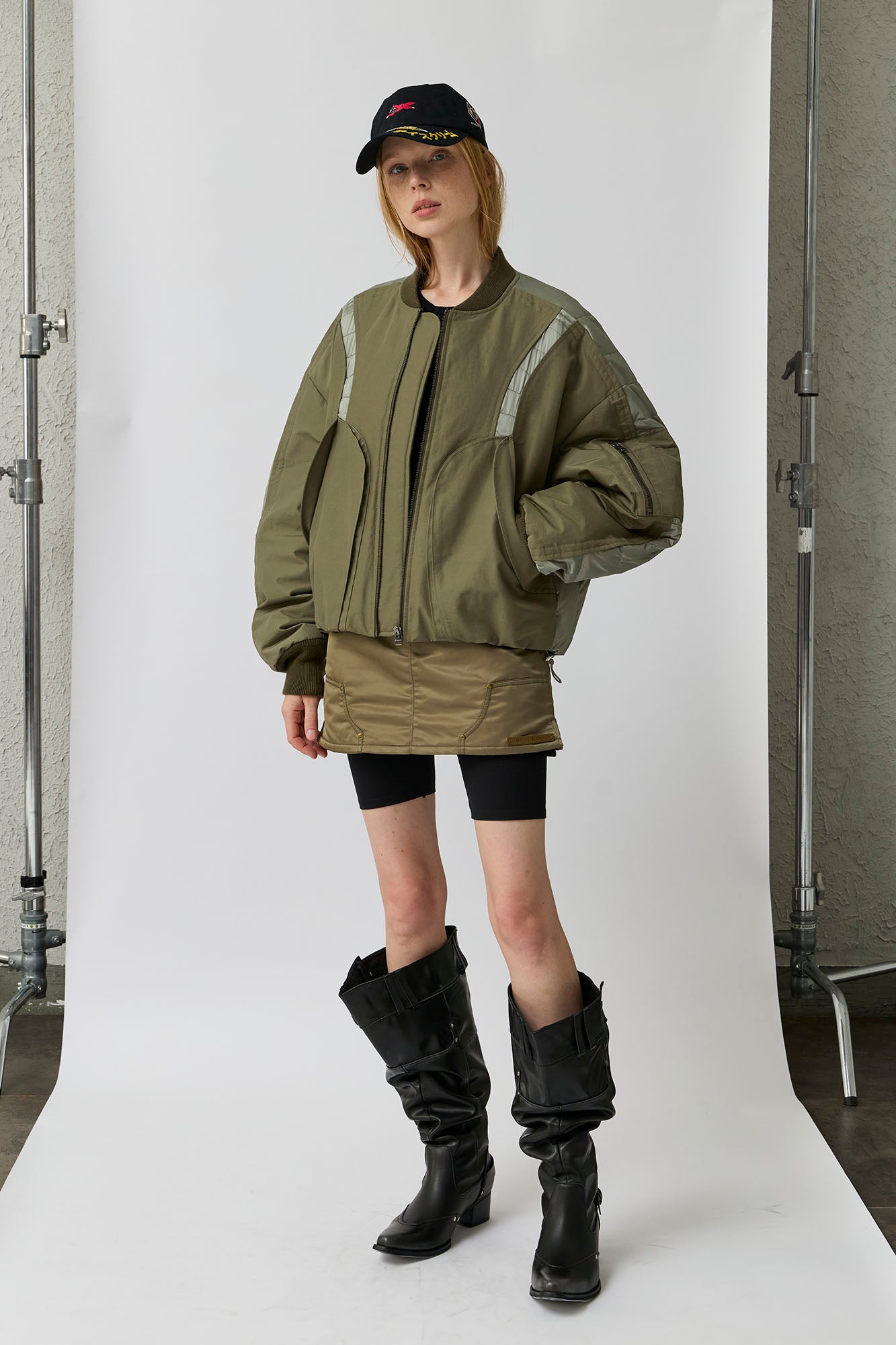 ORGANIC EMOTION Waterproof MA-1 Down Bomber Jacket