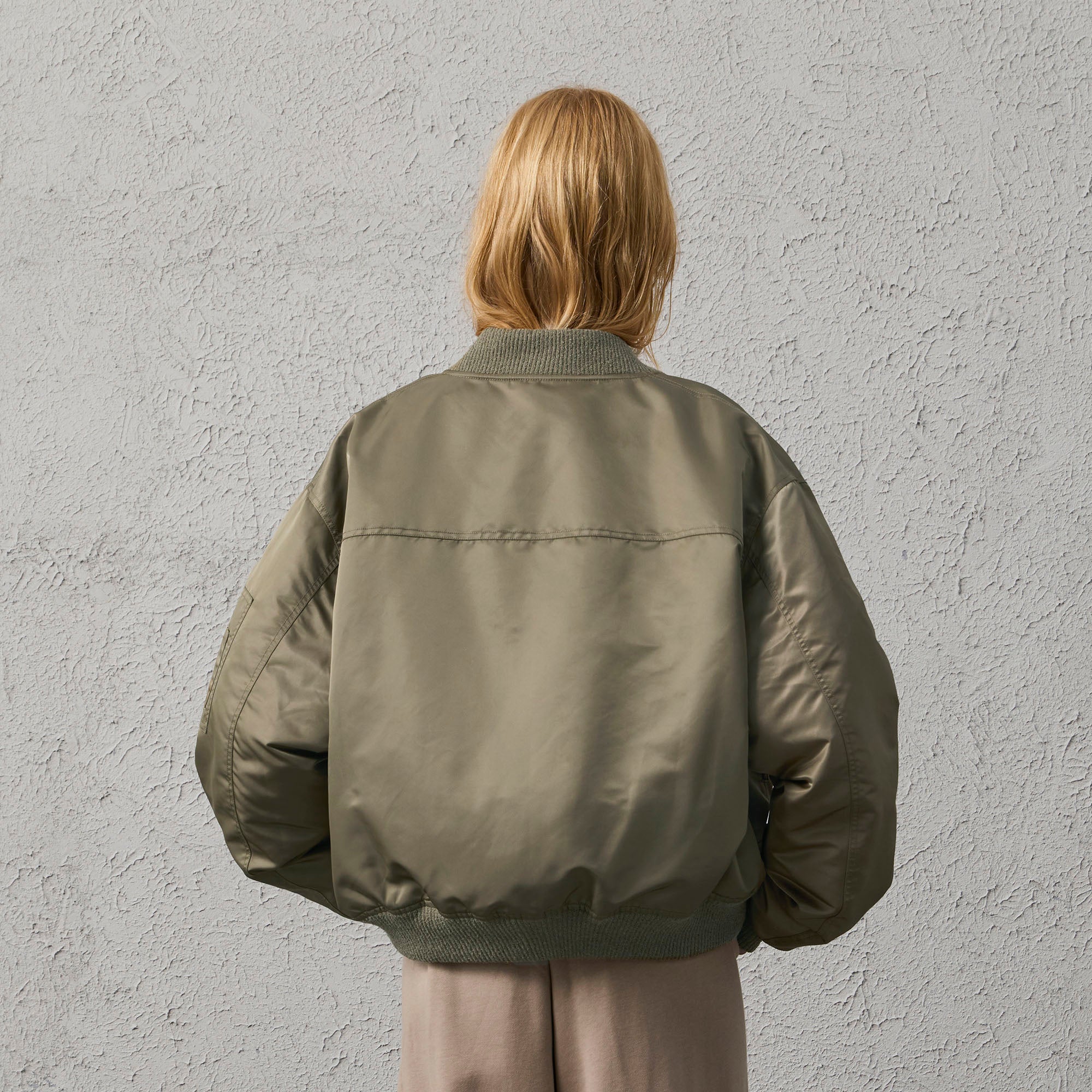 ORGANIC EMOTION Water-Repellent MA-1 Bomber Jacket