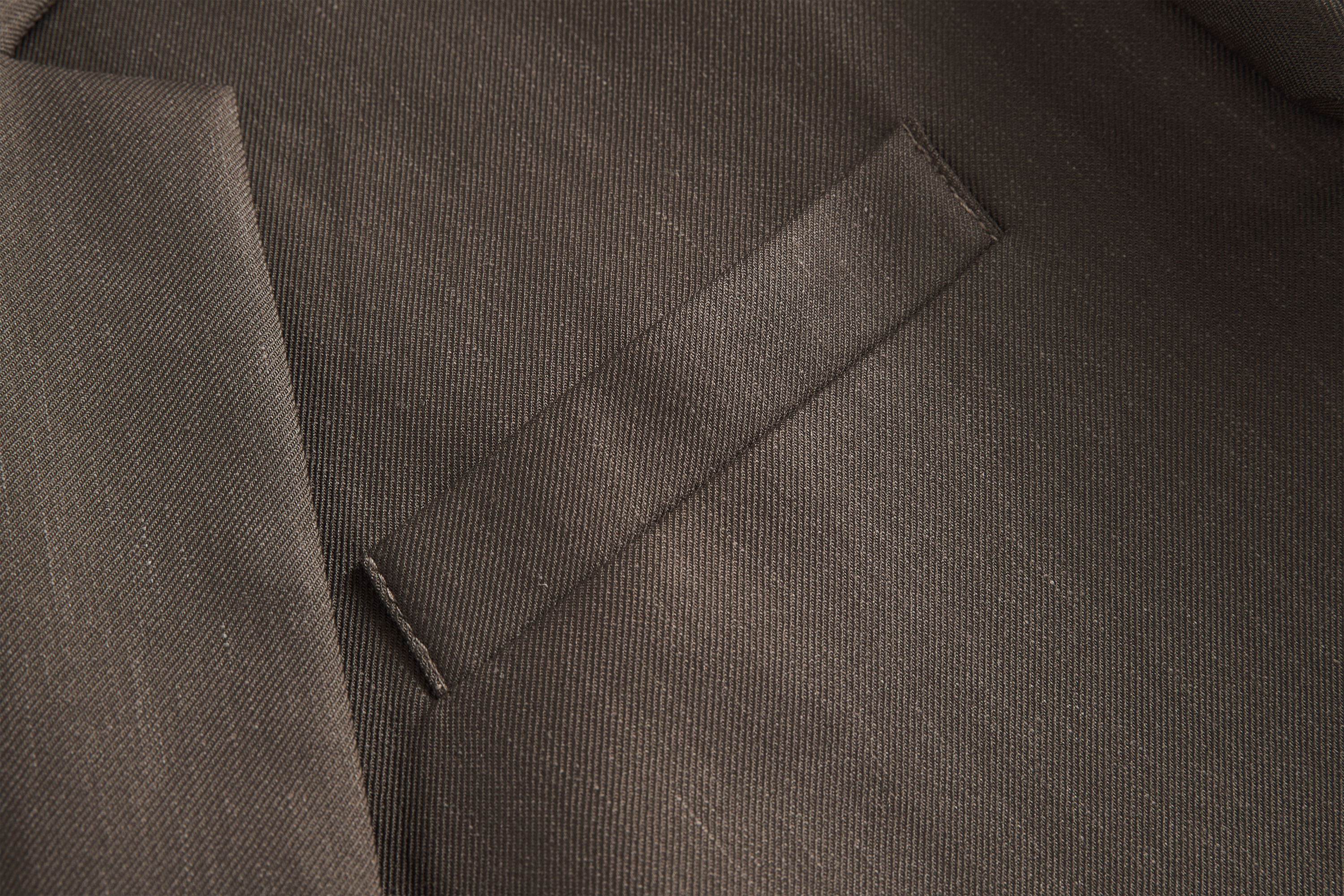 SAME FLOW Linen-Blend Split Hem Draped-Tie Blazer
