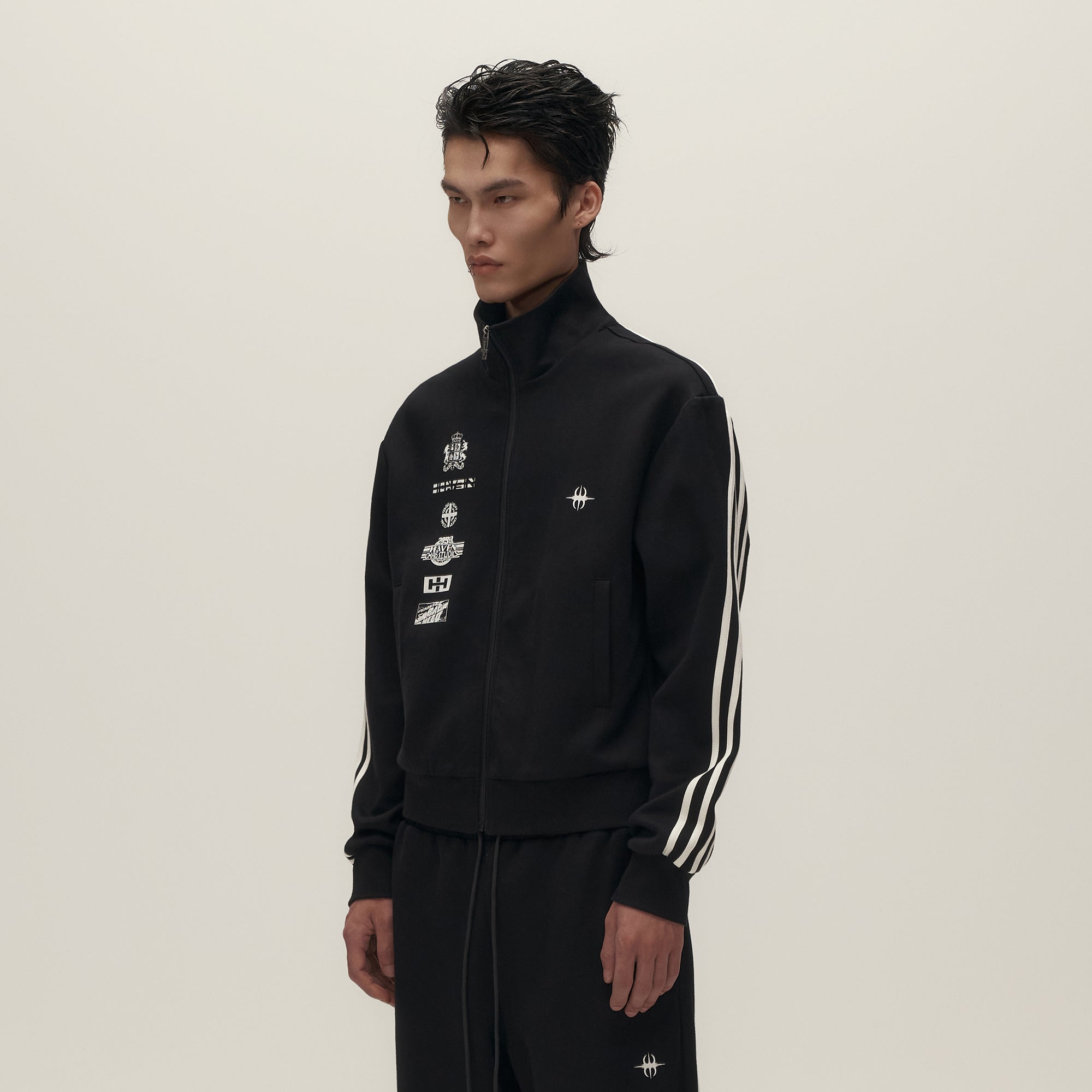 SAVAGEGROWTHWORLD Side Striped Graphic Track Jacket, premium urban and streetwear designers apparel on PROJECTISR.com, SAVAGEGROWTHWORLD