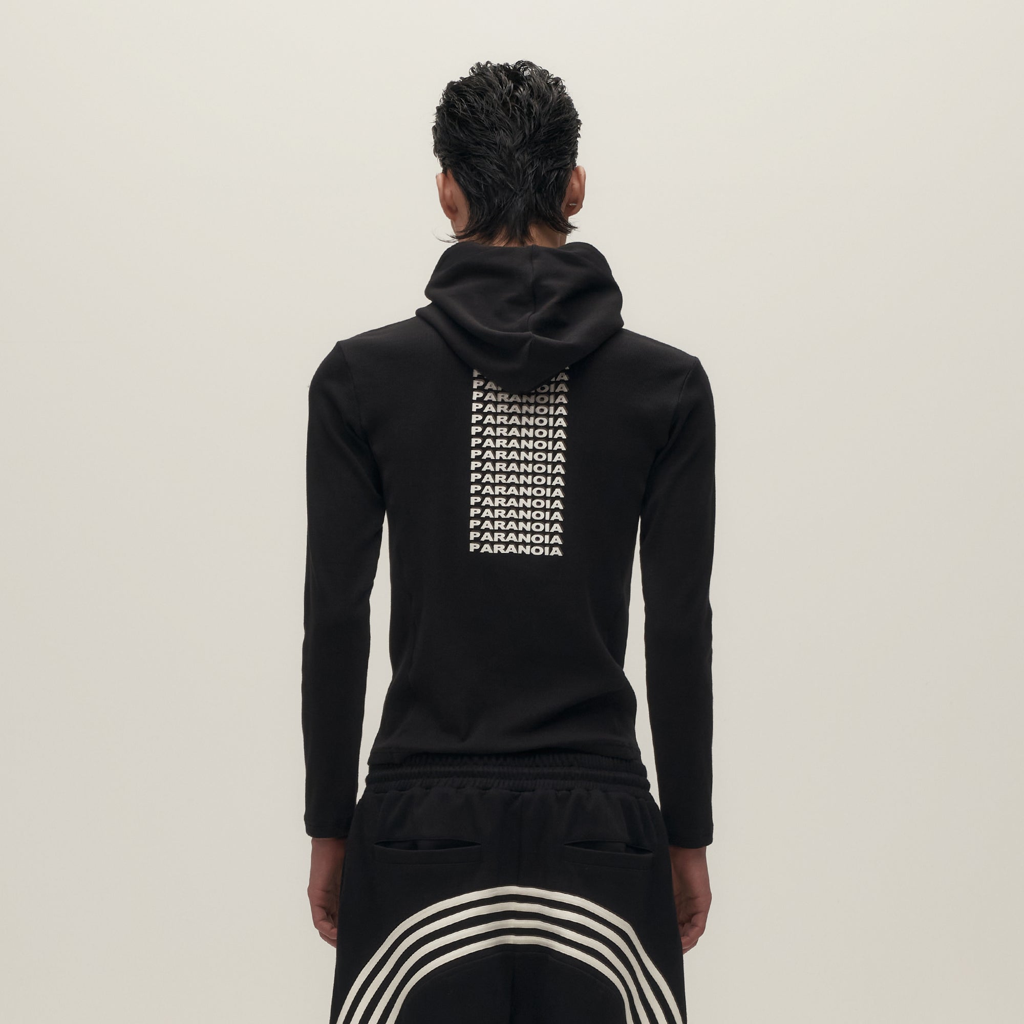 SAVAGEGROWTHWORLD Paranoia Graphic Balaclava Slim Hoodie, premium urban and streetwear designers apparel on PROJECTISR.com, SAVAGEGROWTHWORLD