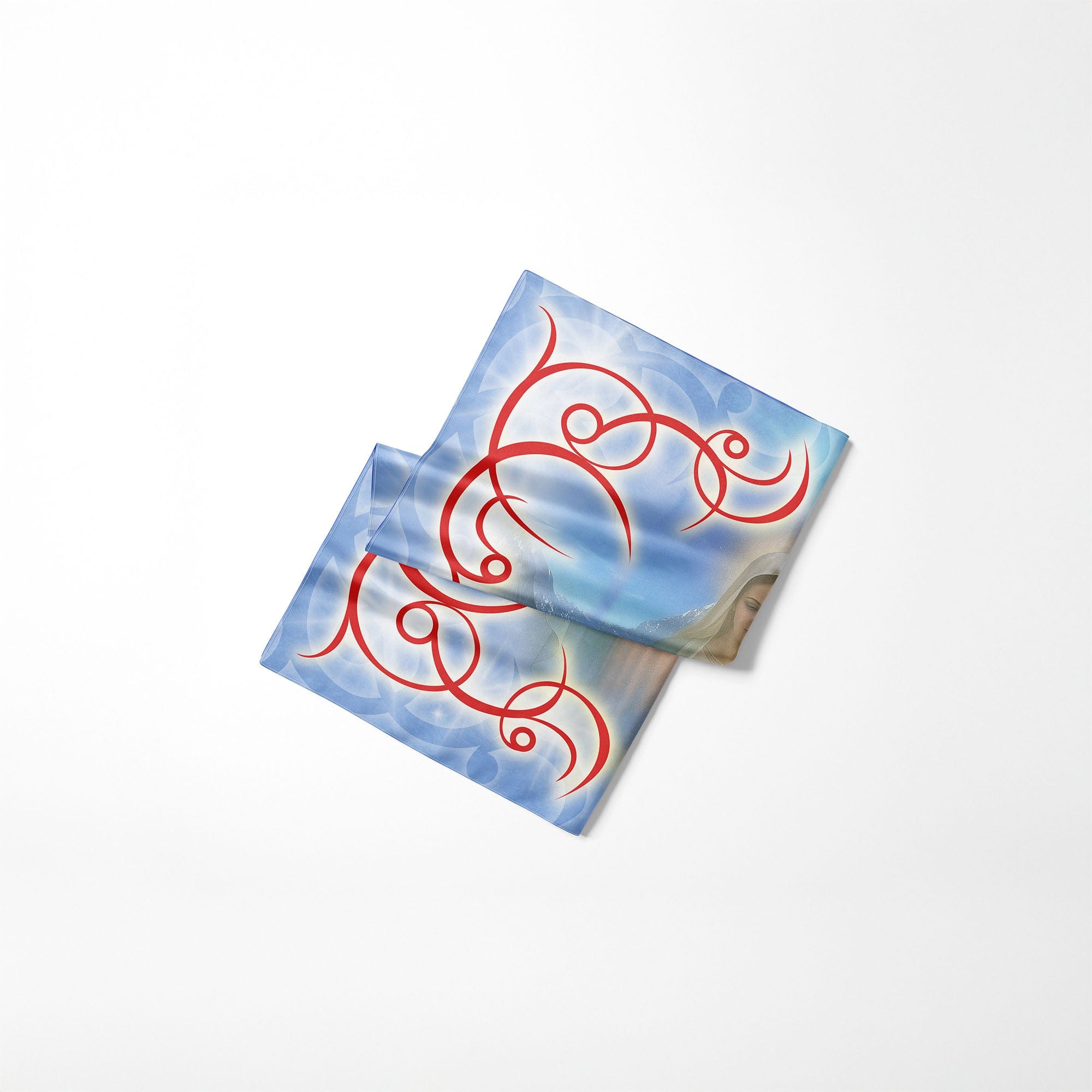 DND4DES Virgin Mary Graphic Thorn Border Bandana, premium urban and streetwear designers apparel on PROJECTISR.com, DND4DES