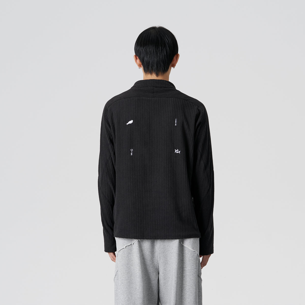 FMACM Diamond Fleece Half-Zip Long-Sleeve Tee