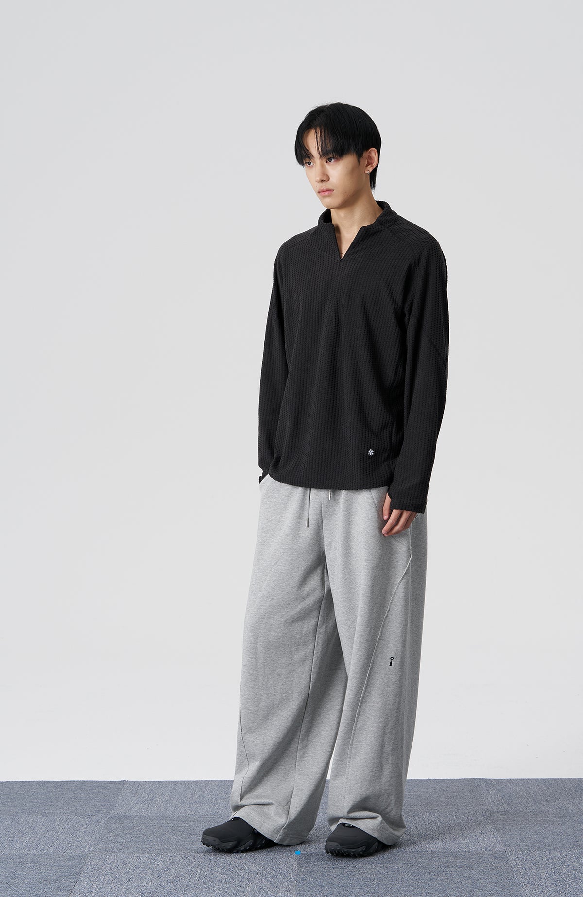 FMACM Diamond Fleece Half-Zip Long-Sleeve Tee