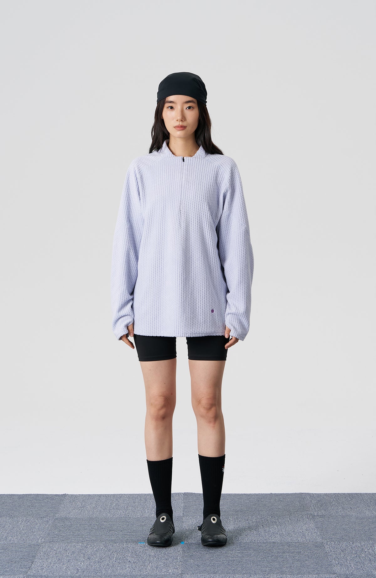 FMACM Diamond Fleece Half-Zip Long-Sleeve Tee