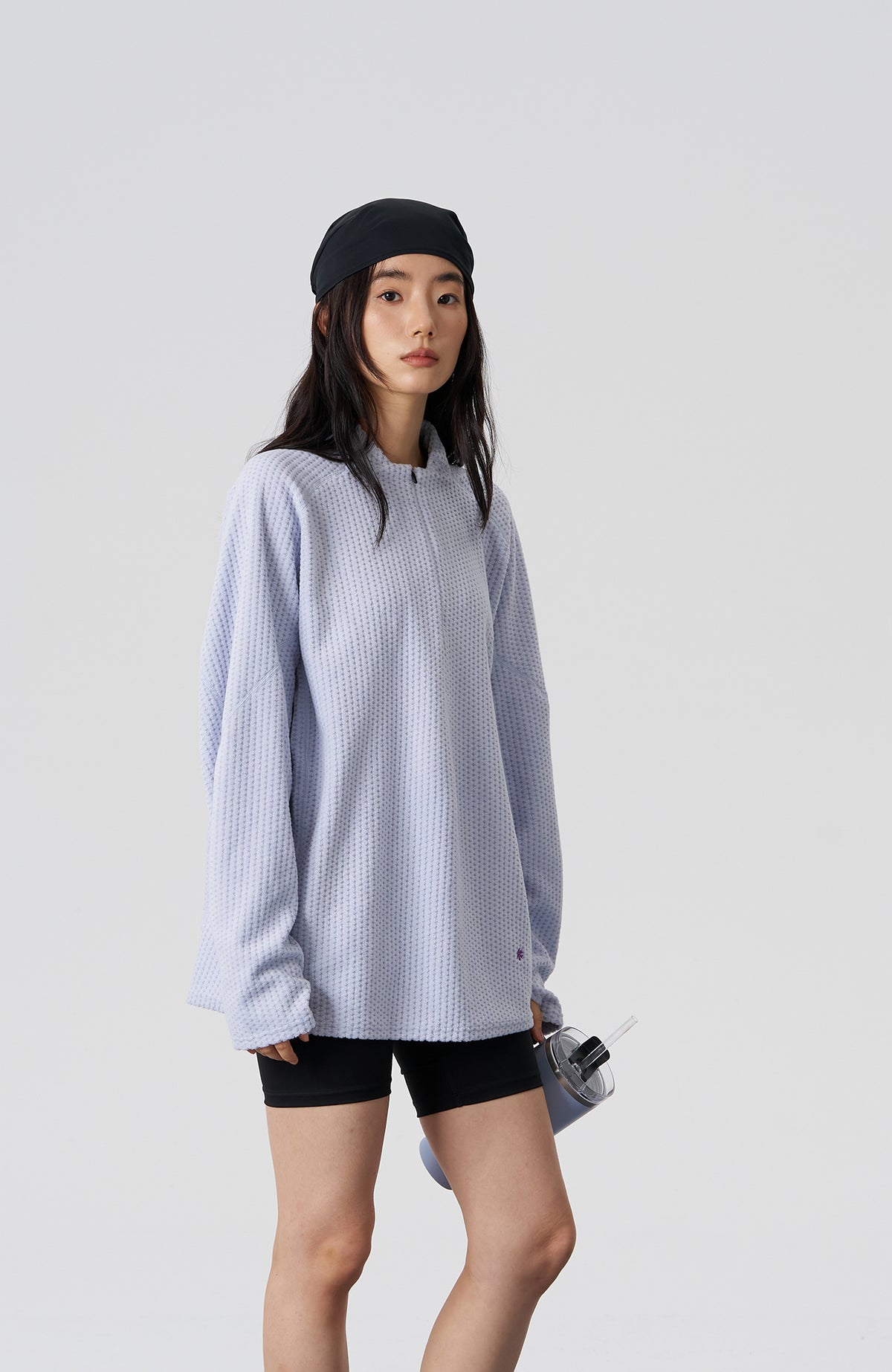FMACM Diamond Fleece Half-Zip Long-Sleeve Tee