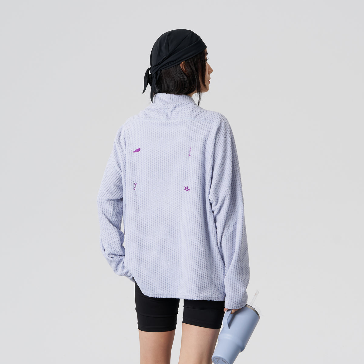 FMACM Diamond Fleece Half-Zip Long-Sleeve Tee