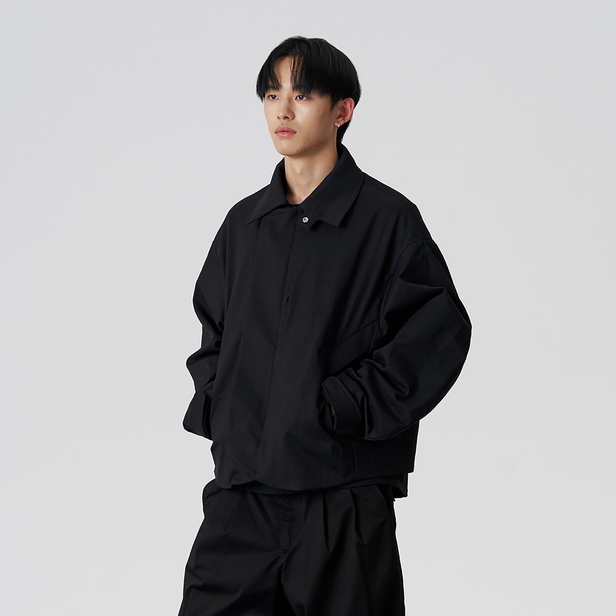 FMACM Retro Lapel Oversized Jacket