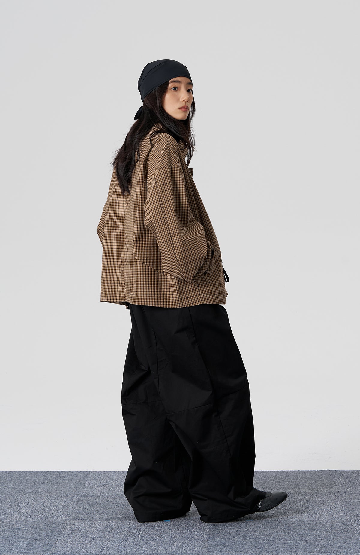 FMACM Retro Lapel Oversized Jacket