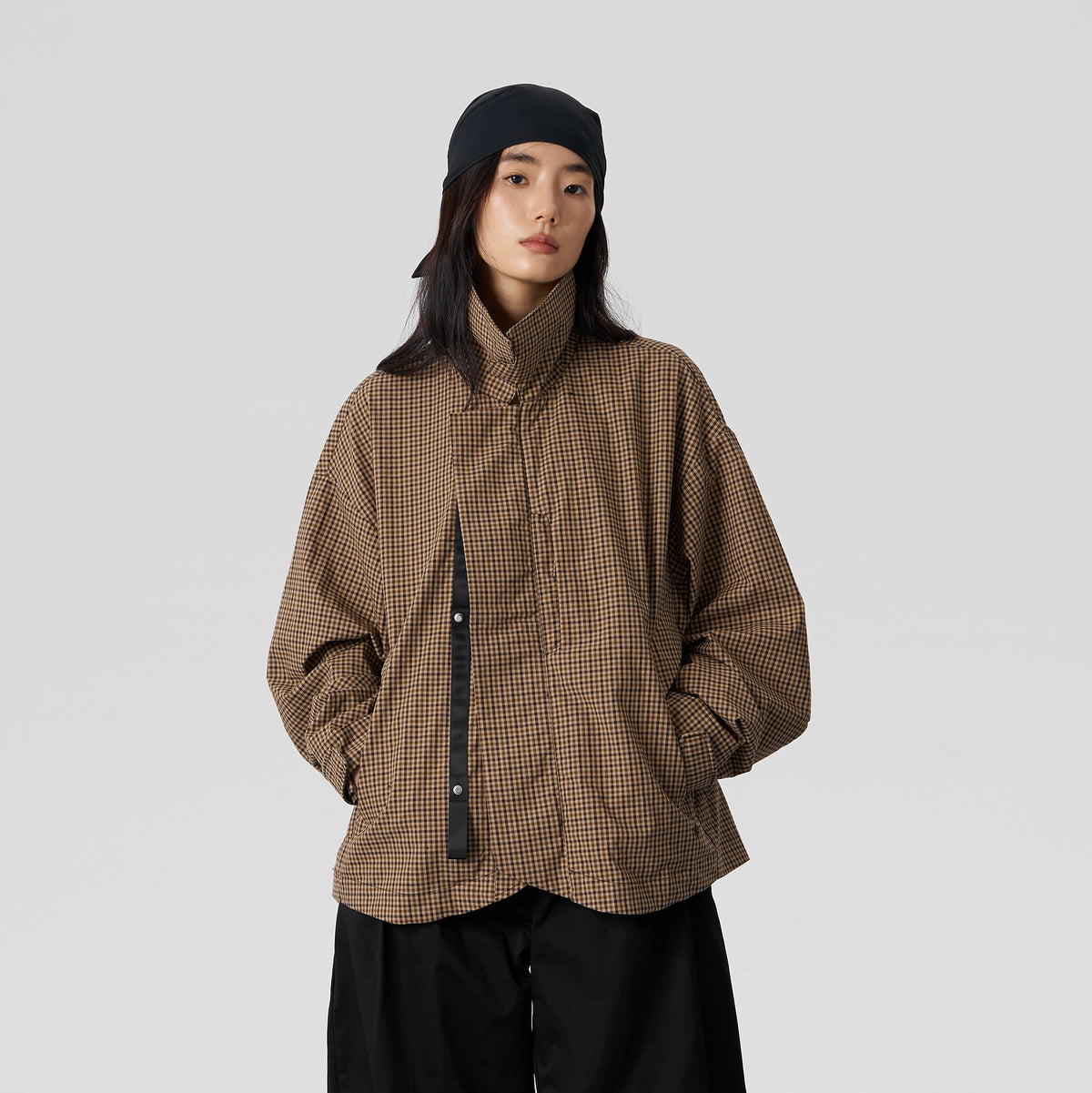 FMACM Retro Lapel Oversized Jacket