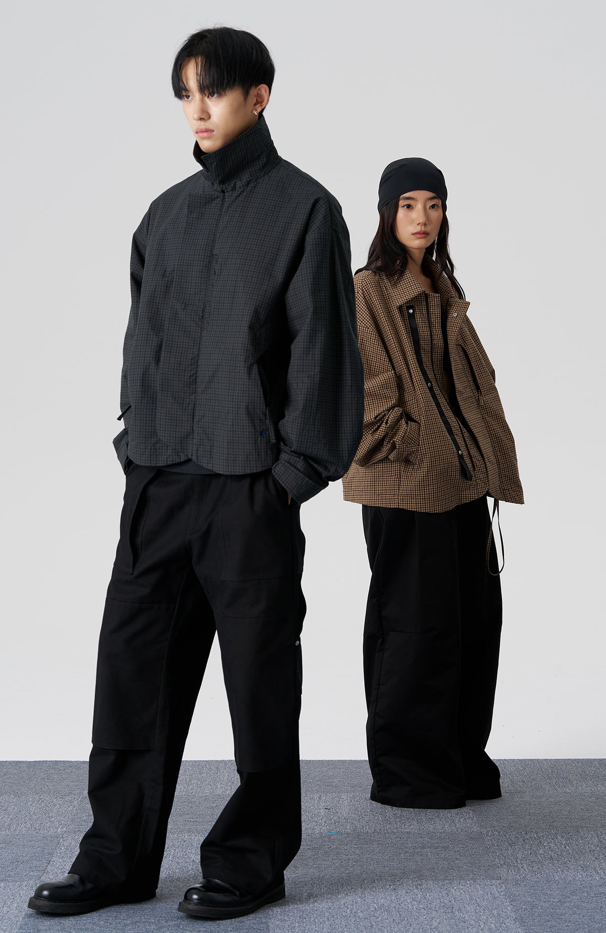 FMACM Retro Lapel Oversized Jacket