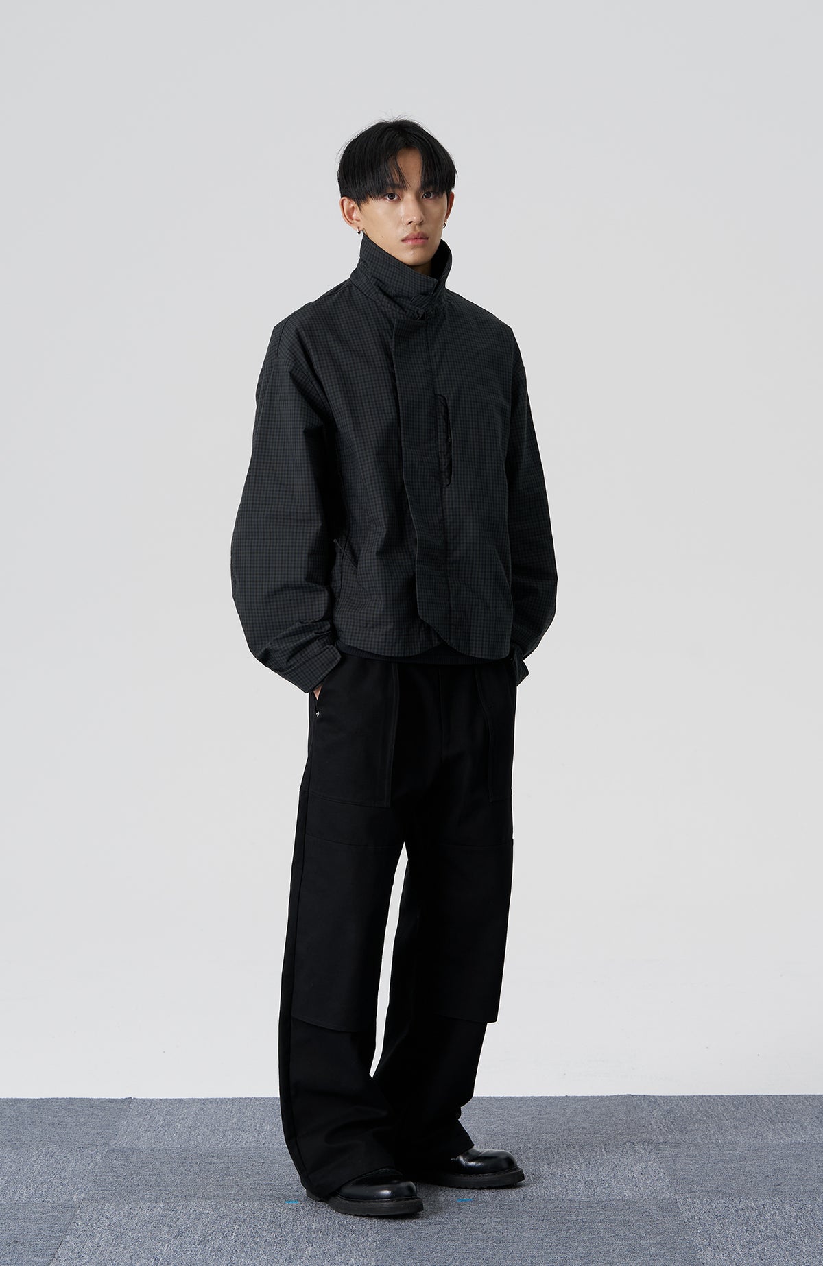 FMACM Retro Lapel Oversized Jacket