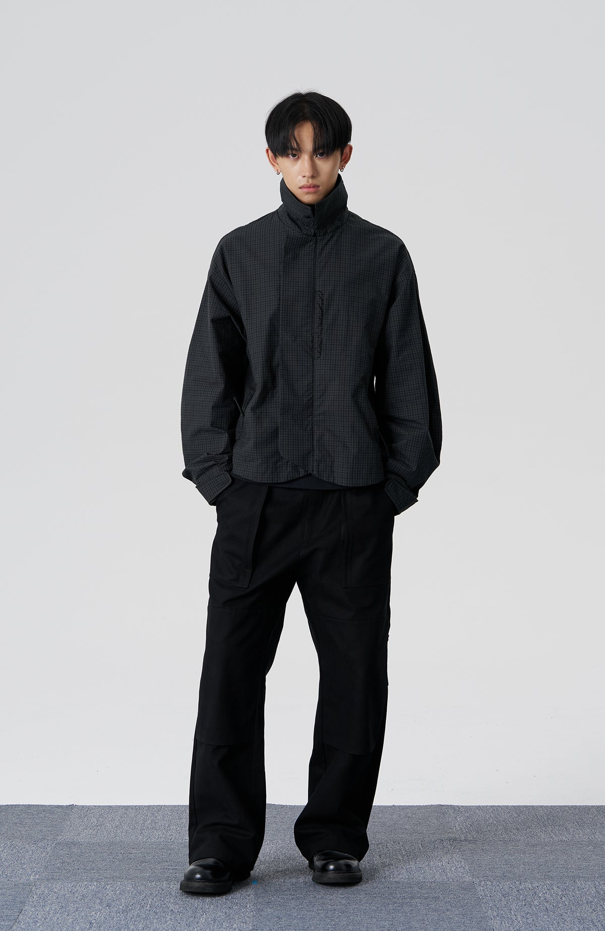 FMACM Retro Lapel Oversized Jacket