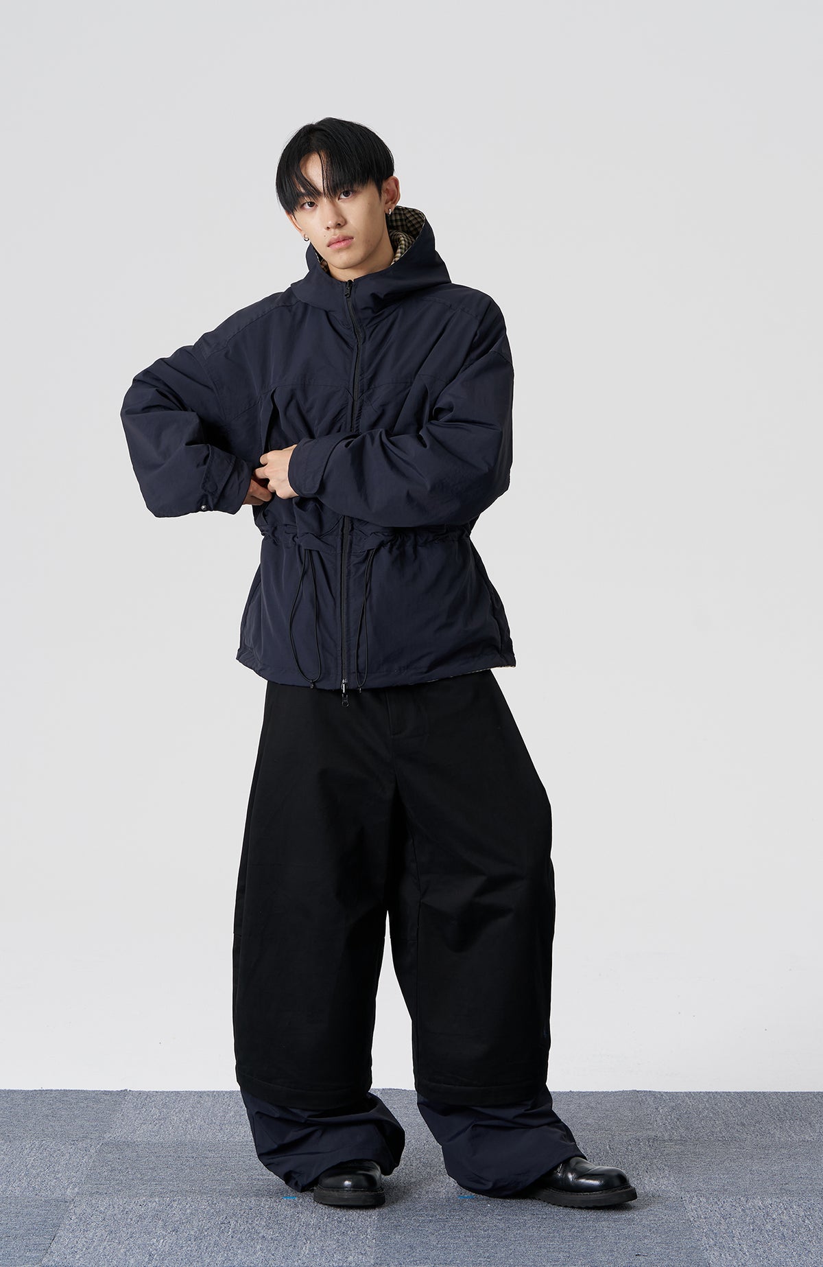 FMACM Reversible Hooded Windbreaker Jacket