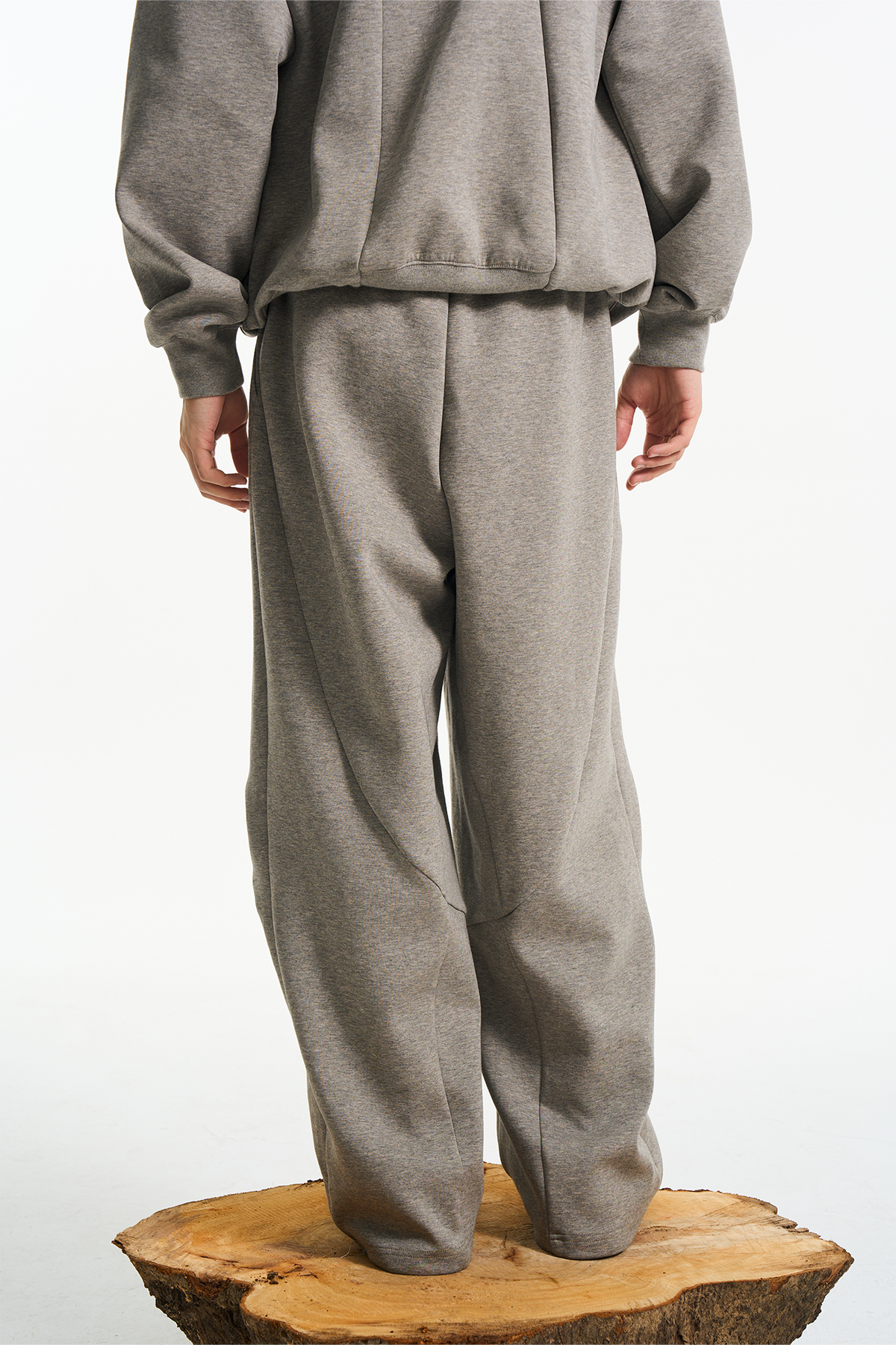 HALCYON Classic Thermal Wide-Leg Sweatpants