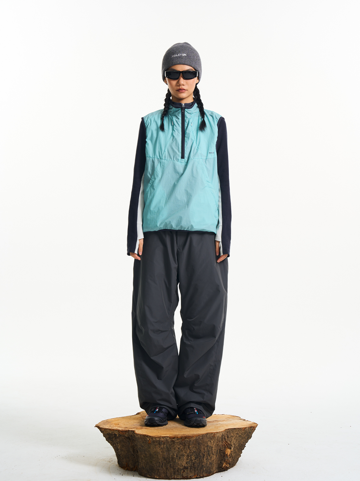 HALCYON Reversible Half-Zip Athletic Vest