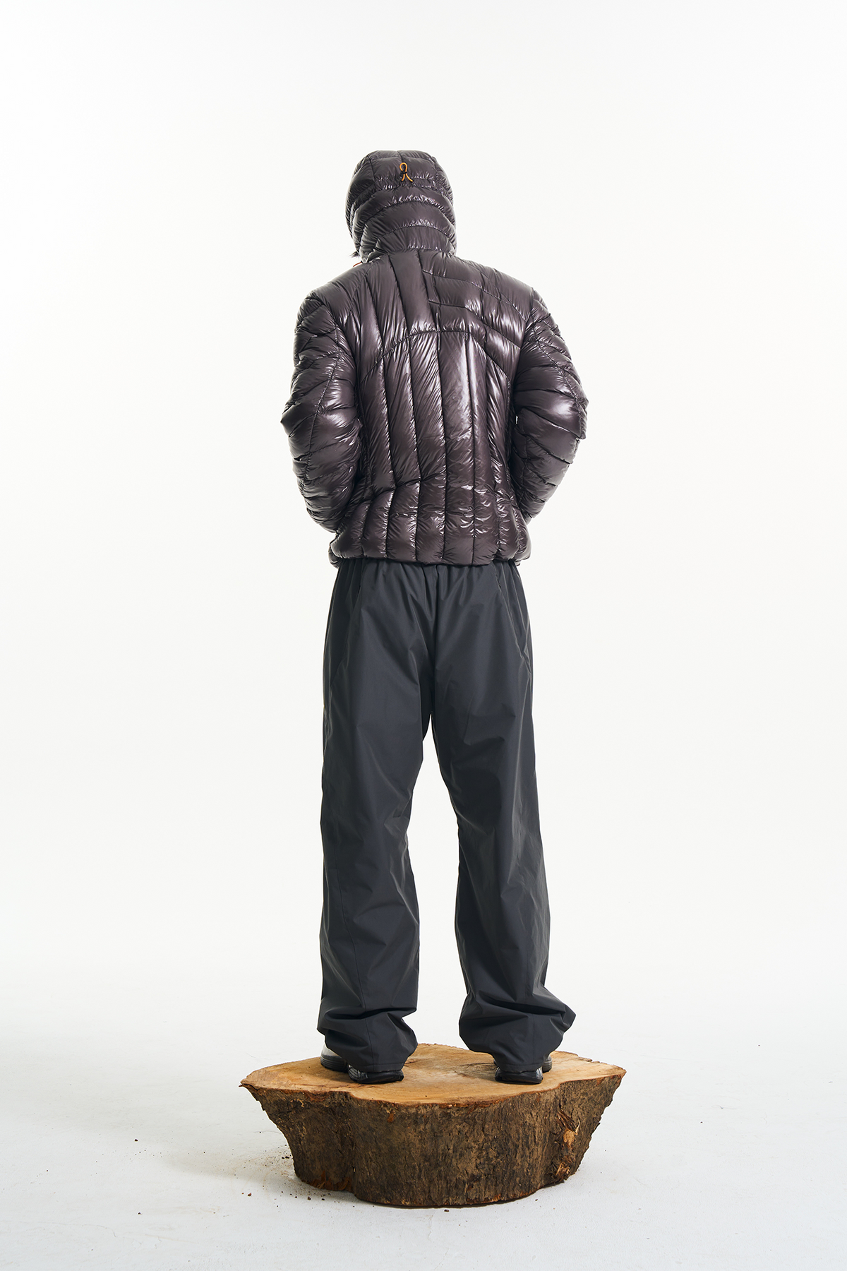 HALCYON Splash-Proof Ribbed Hooded Down Jacket, premium urban and streetwear designers apparel on PROJECTISR.com, HALCYON