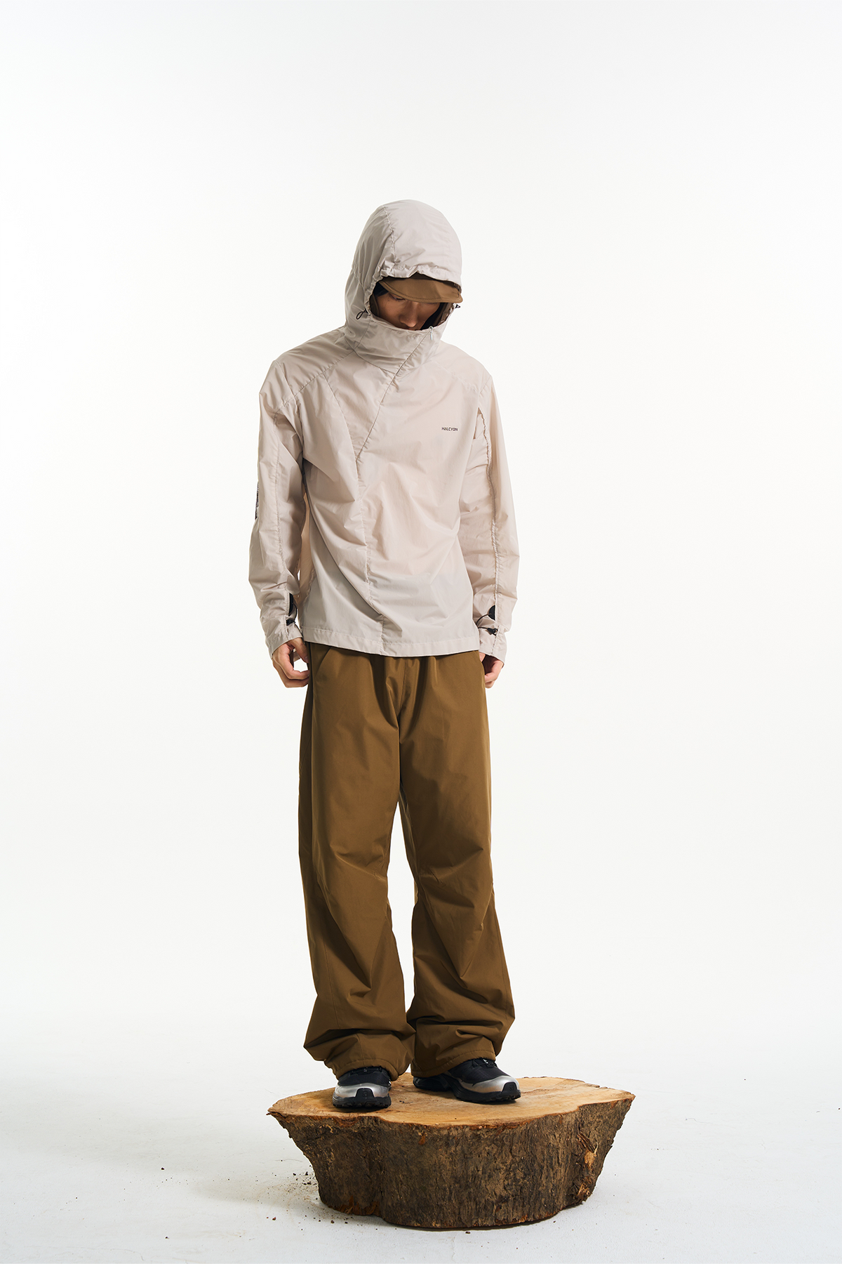 HALCYON Crinkled Insulated Parachute Pants