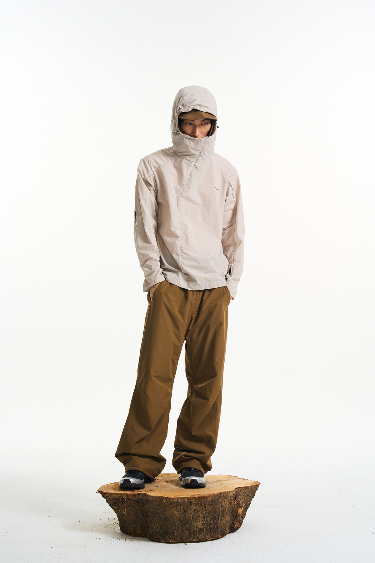 HALCYON Crinkled Insulated Parachute Pants