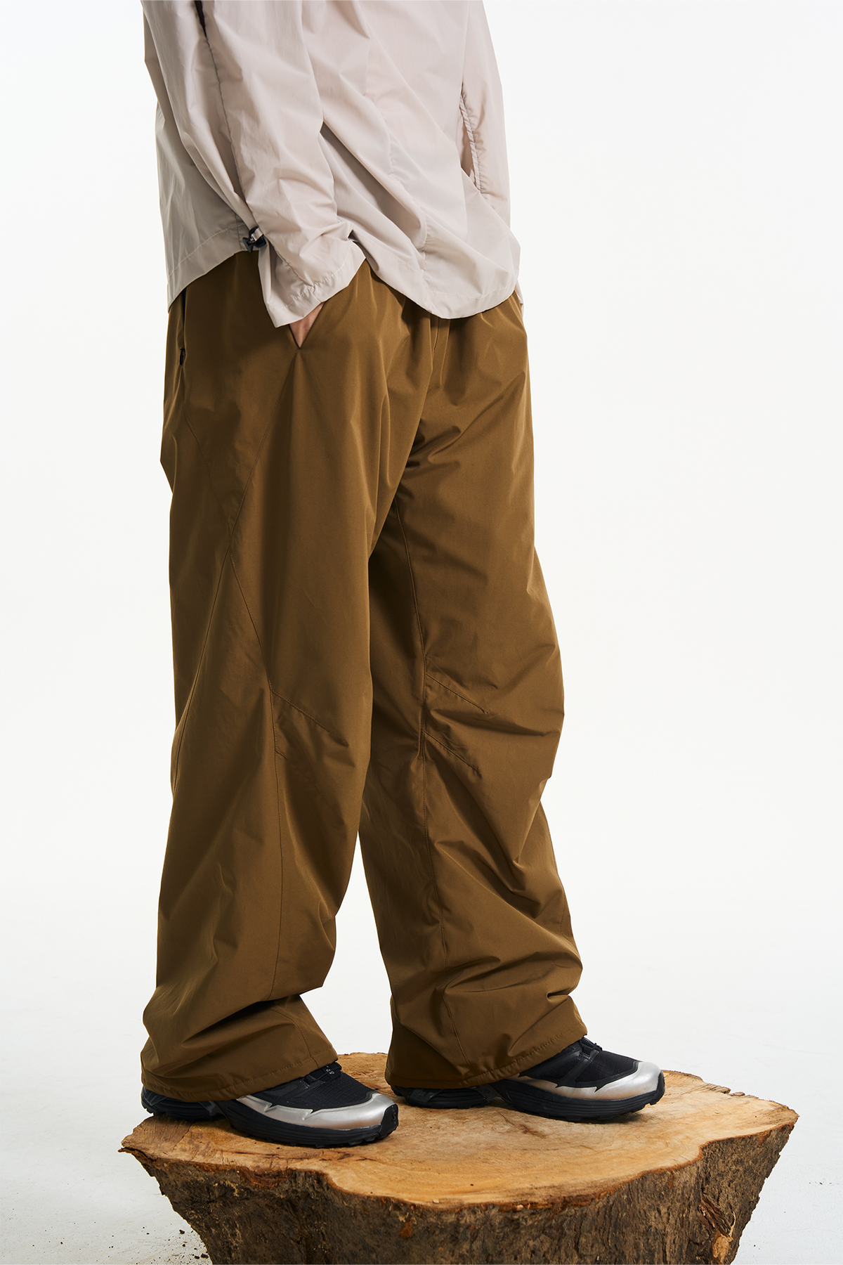 HALCYON Crinkled Insulated Parachute Pants