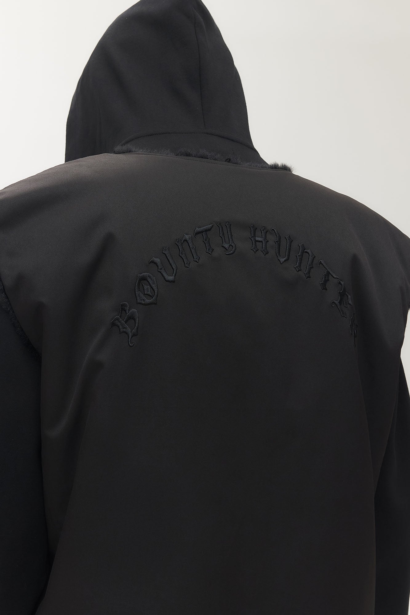 SAVAGEGROWTHWORLD Detachable Vest Faux Fur Collar Parka
