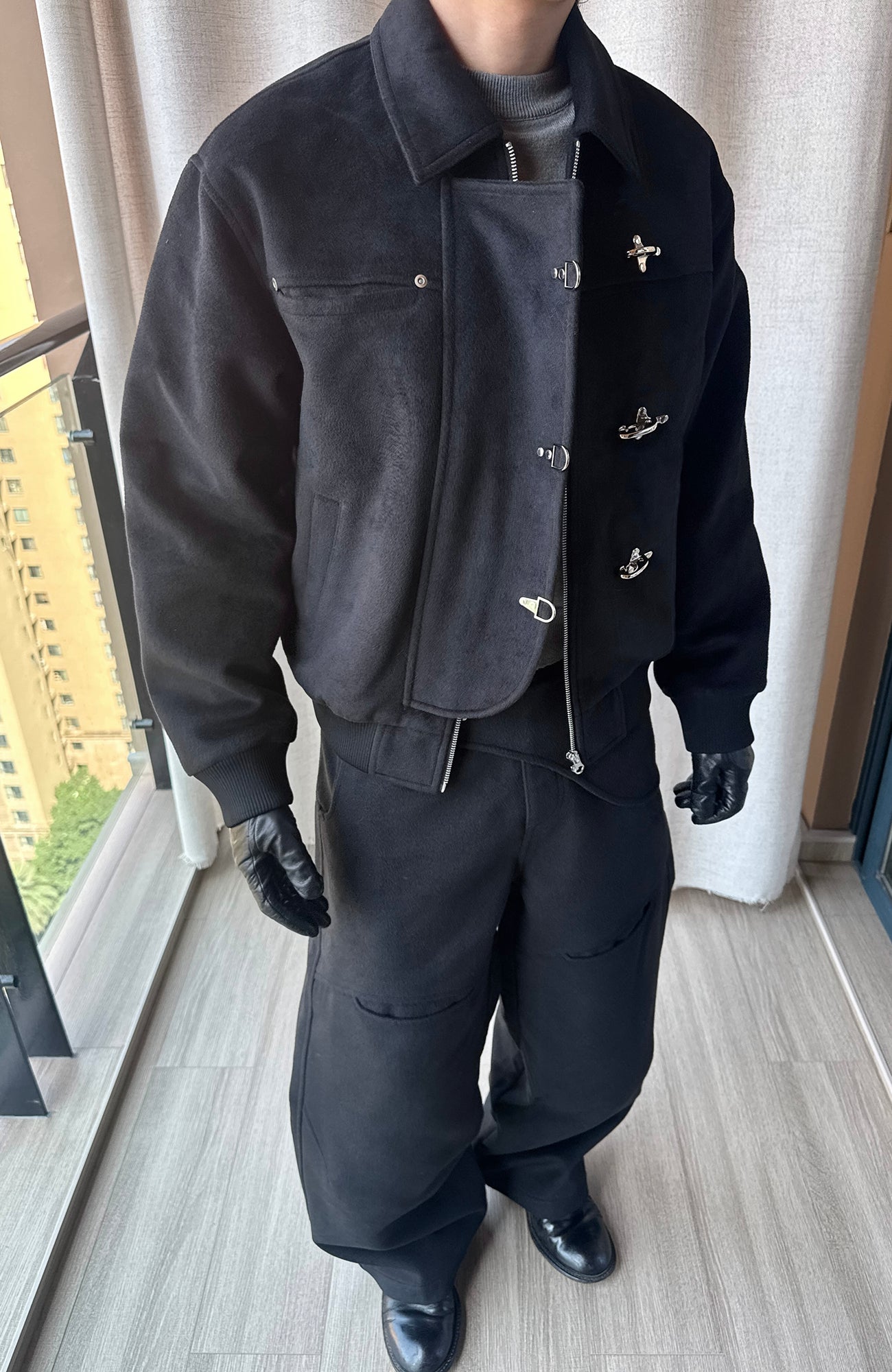 ESAIAS Harness-Lock Wool-Blend Jacket