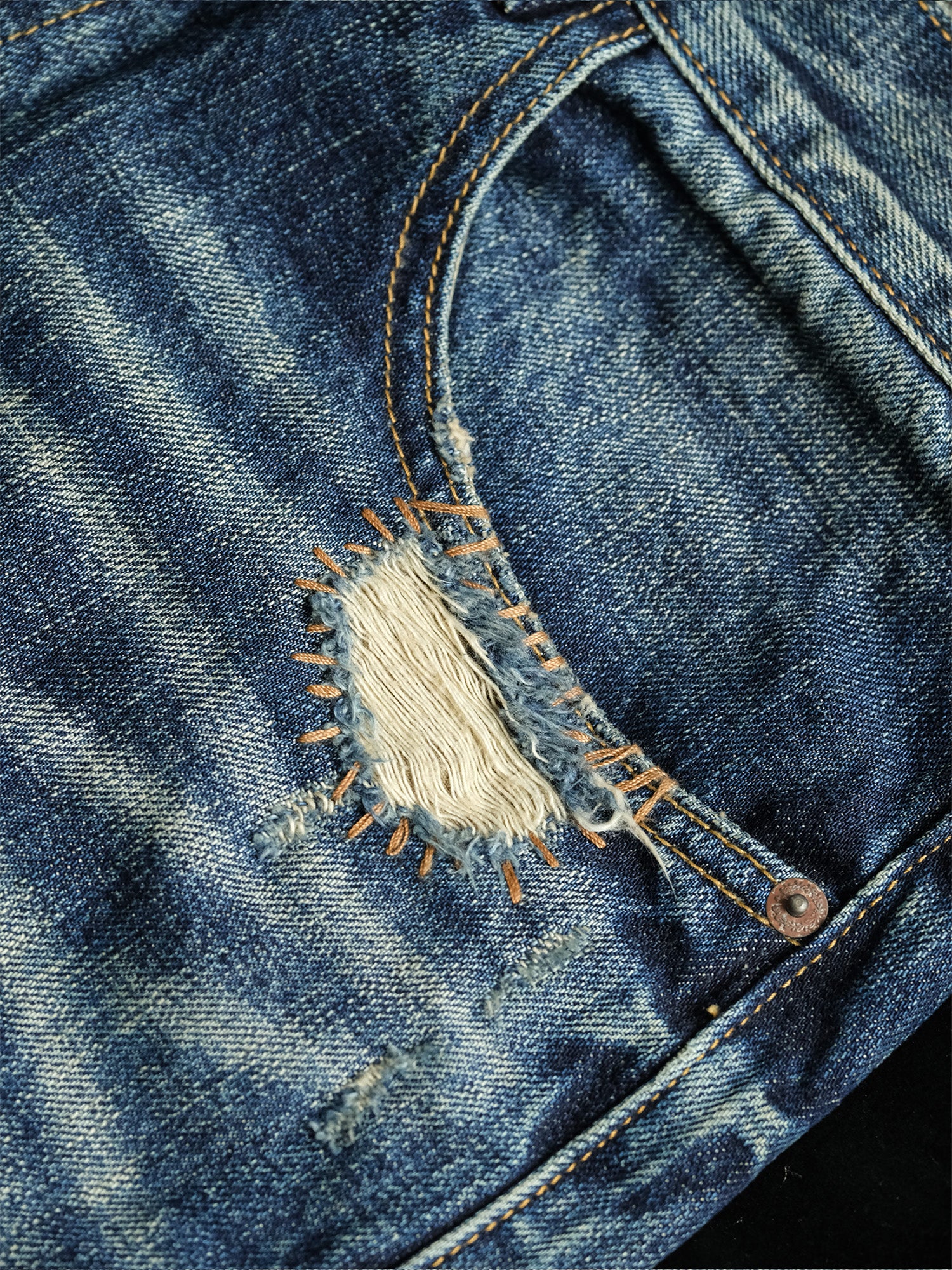 NEIGBORL Distressed Washed Patch Jeans, premium urban and streetwear designers apparel on PROJECTISR.com, NEIGBORL