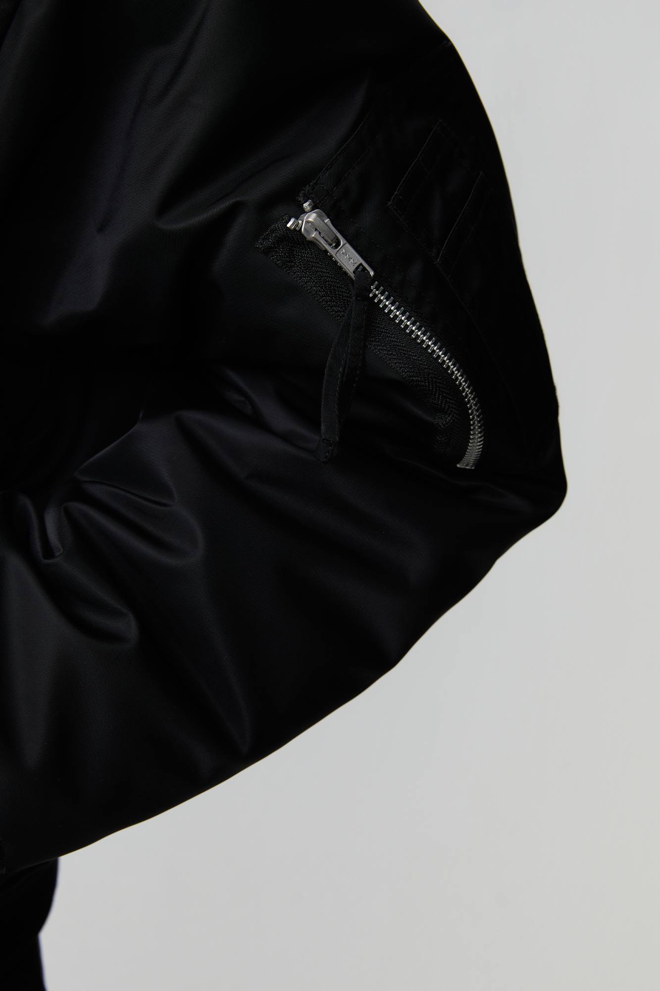 OPICLOTH Faux Fur-Lined Spliced Bomber Jacket, premium urban and streetwear designers apparel on PROJECTISR.com, OPICLOTH